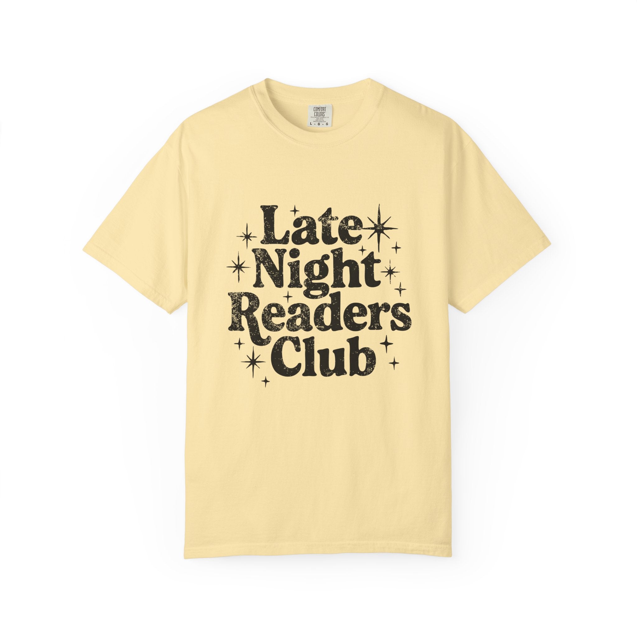 Late Night Readers Club Unisex T-Shirt | Cozy Book Lover's Tee for Night Owls, Perfect Gift for Readers & Bookworms
