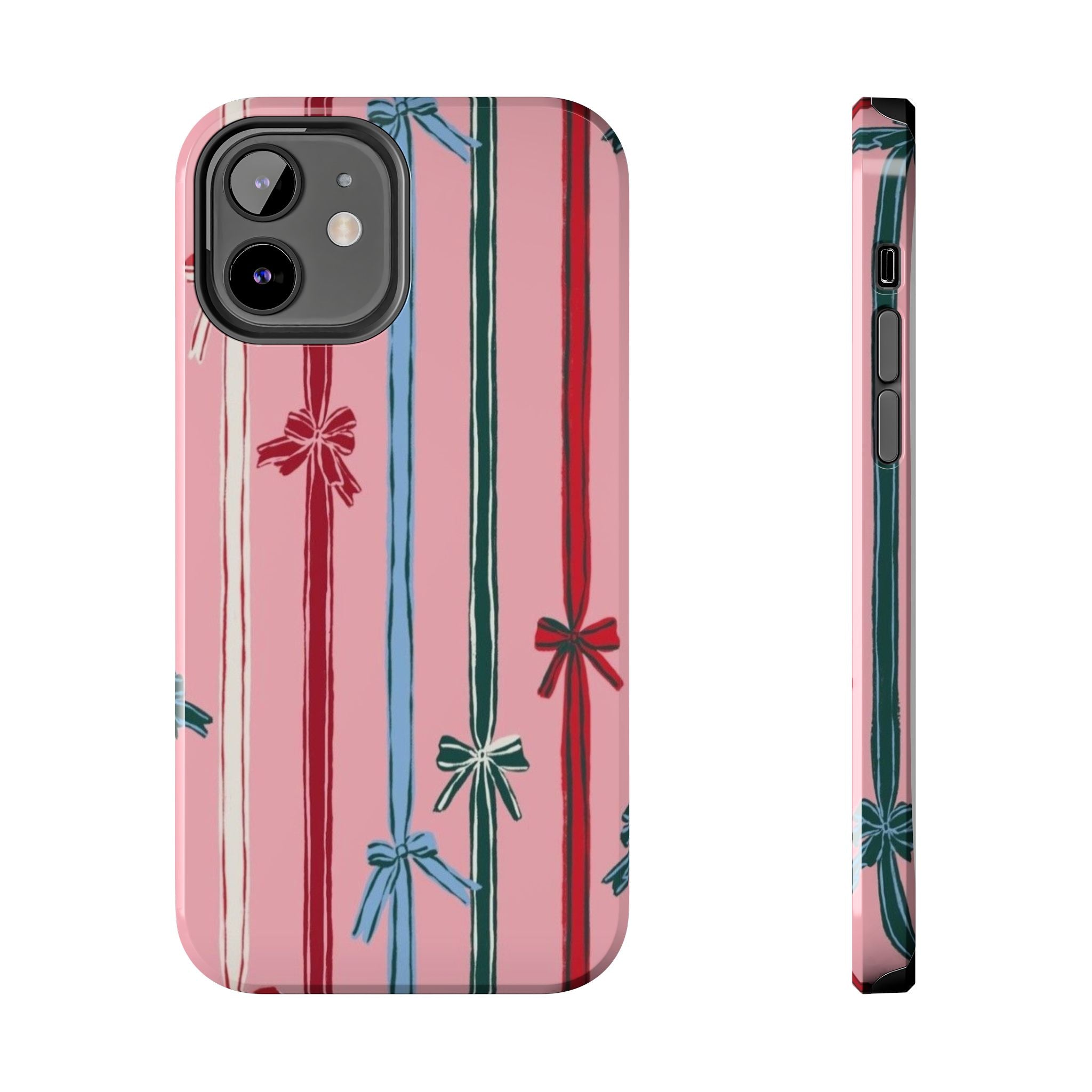 Holiday Bow Pattern Tough Phone Case