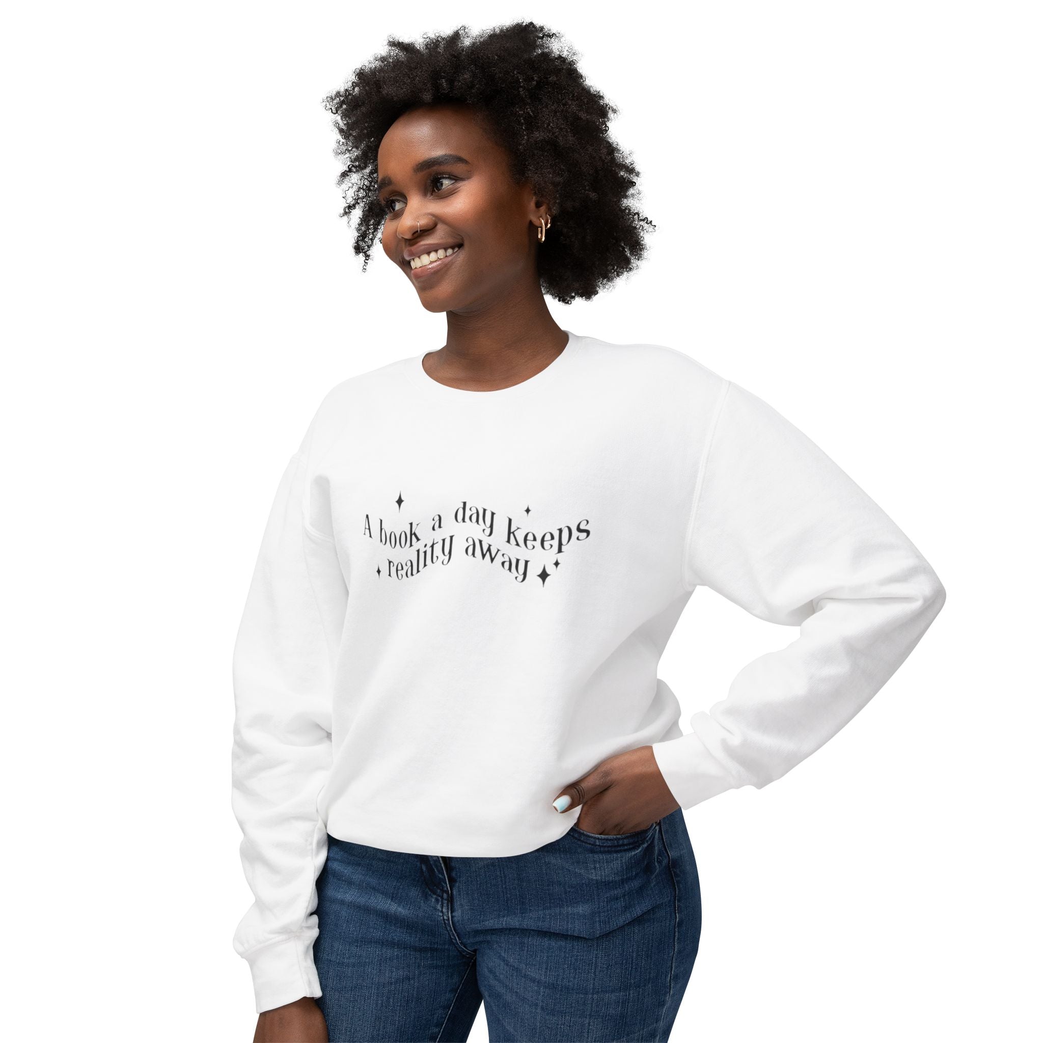 Book Lover's Lightweight Sweatshirt