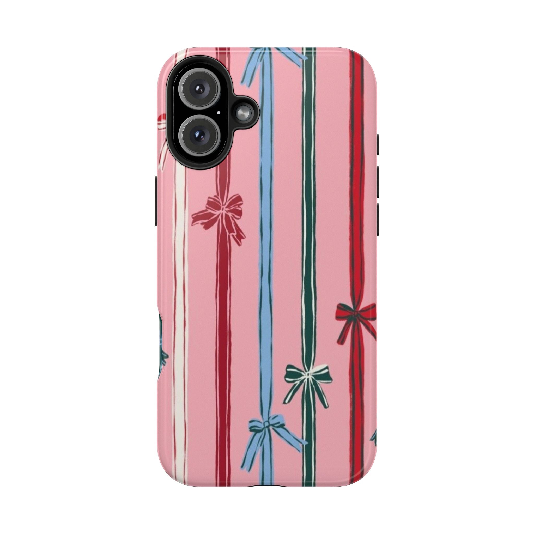 Holiday Bow Pattern Tough Phone Case