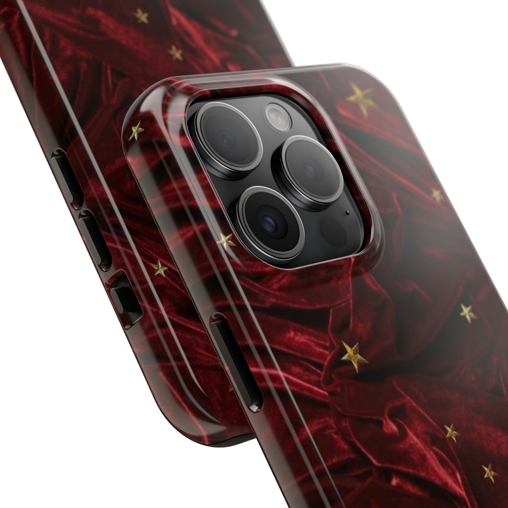 Holiday Velvet Star Tough Phone Case