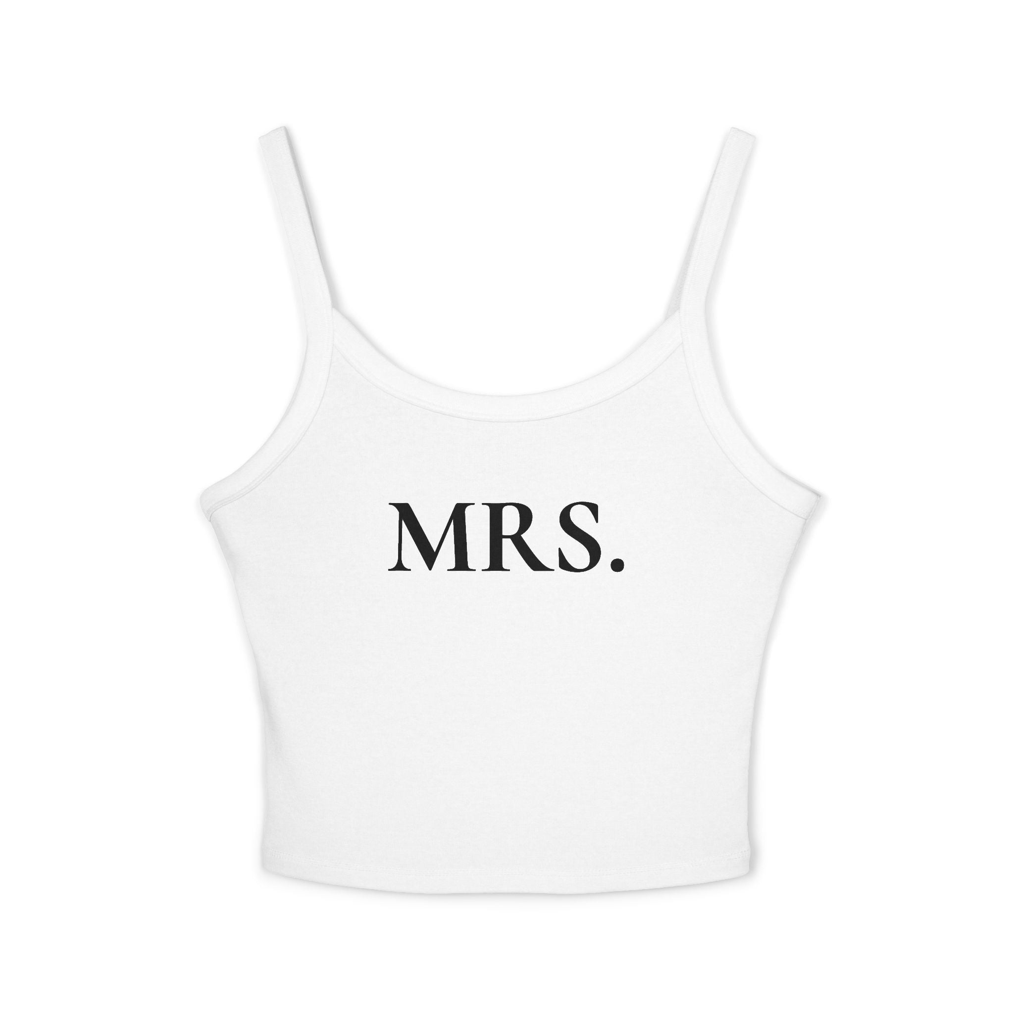 Mrs. Spaghetti Strap Tank Top