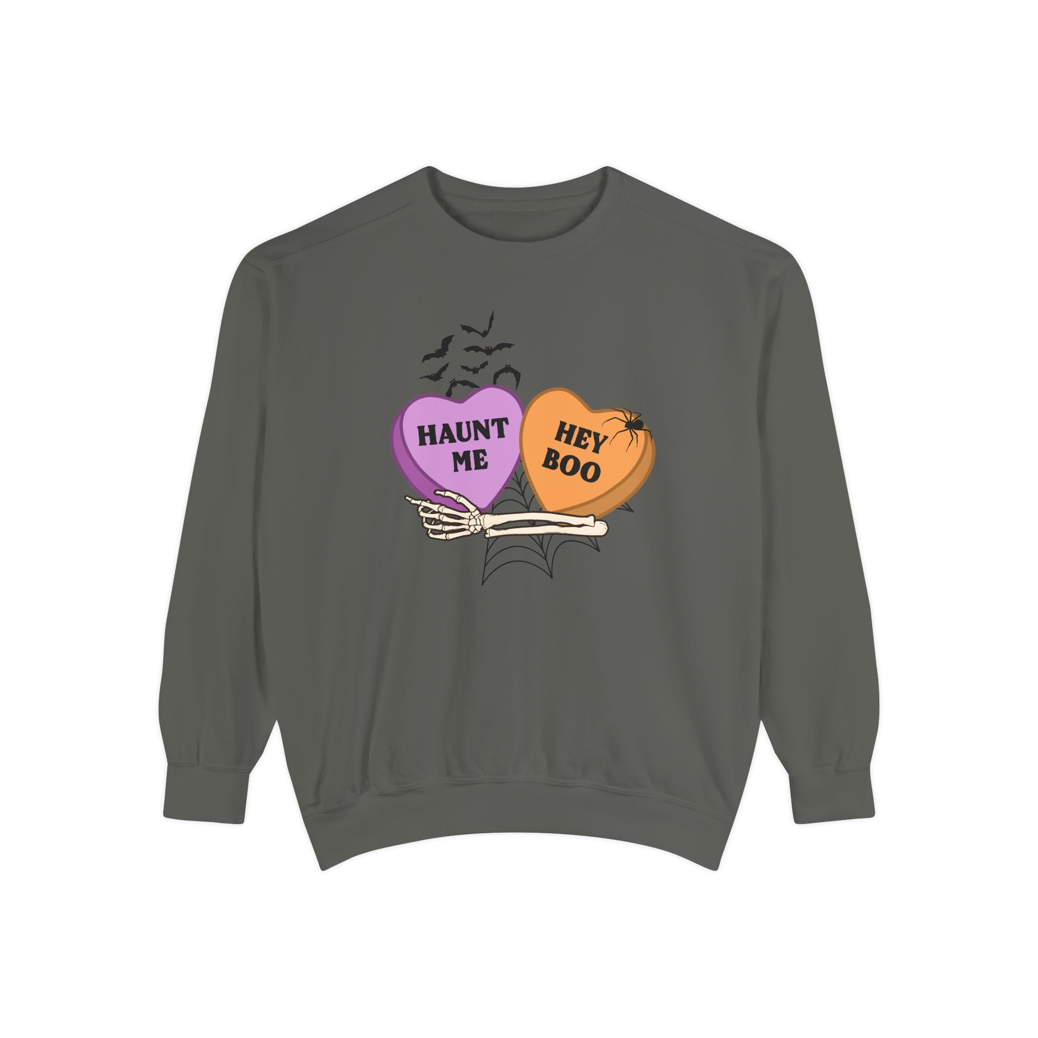 Comfort Color Halloween Candy Heart Crewneck