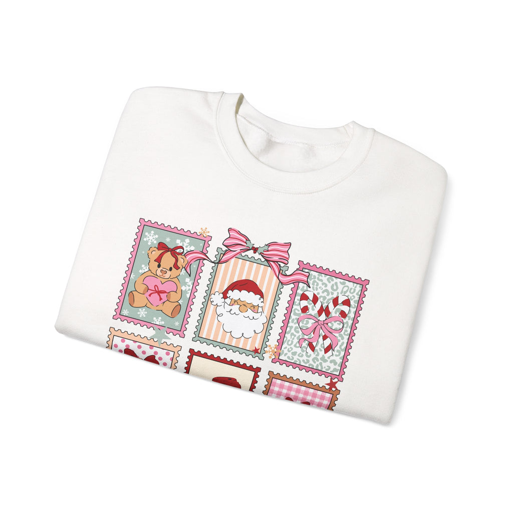 Christmas Stamp Crewneck Sweatshirt