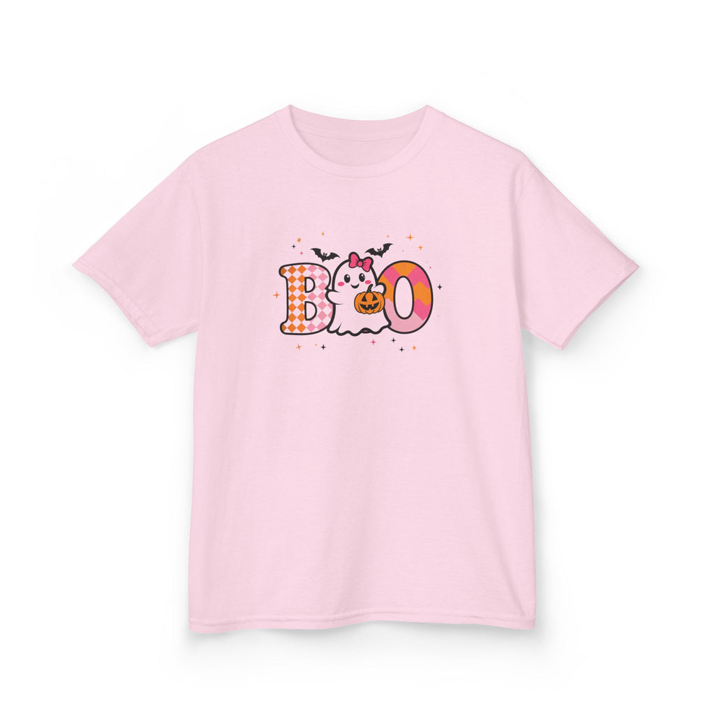 Girls Halloween Boo Ghost Tee