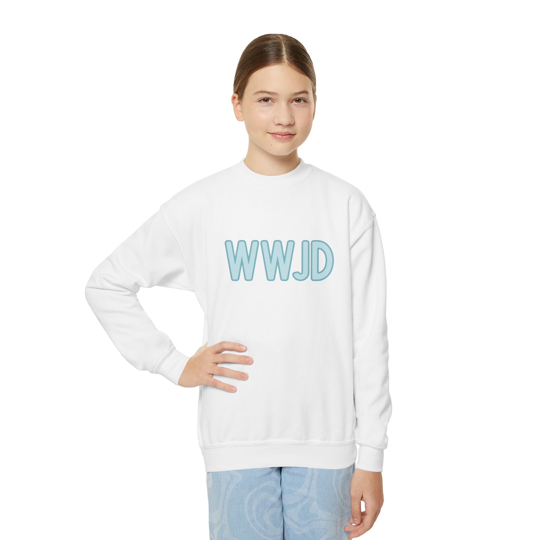 WWJD - Youth Crewneck Sweatshirt