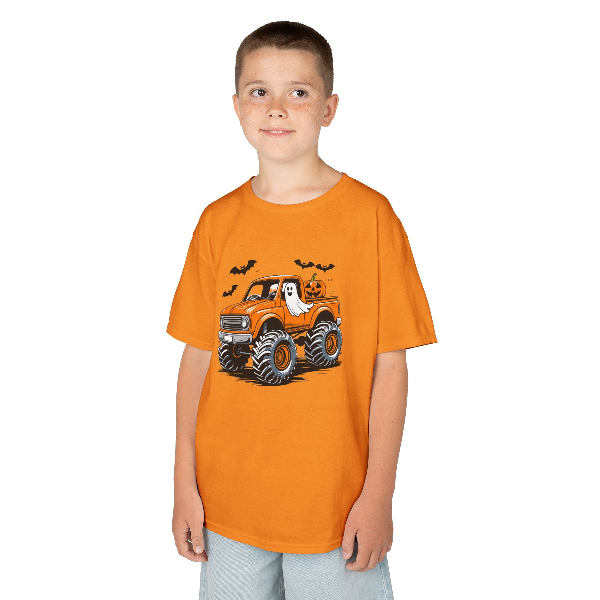 Monster Truck Halloween Boys Tee