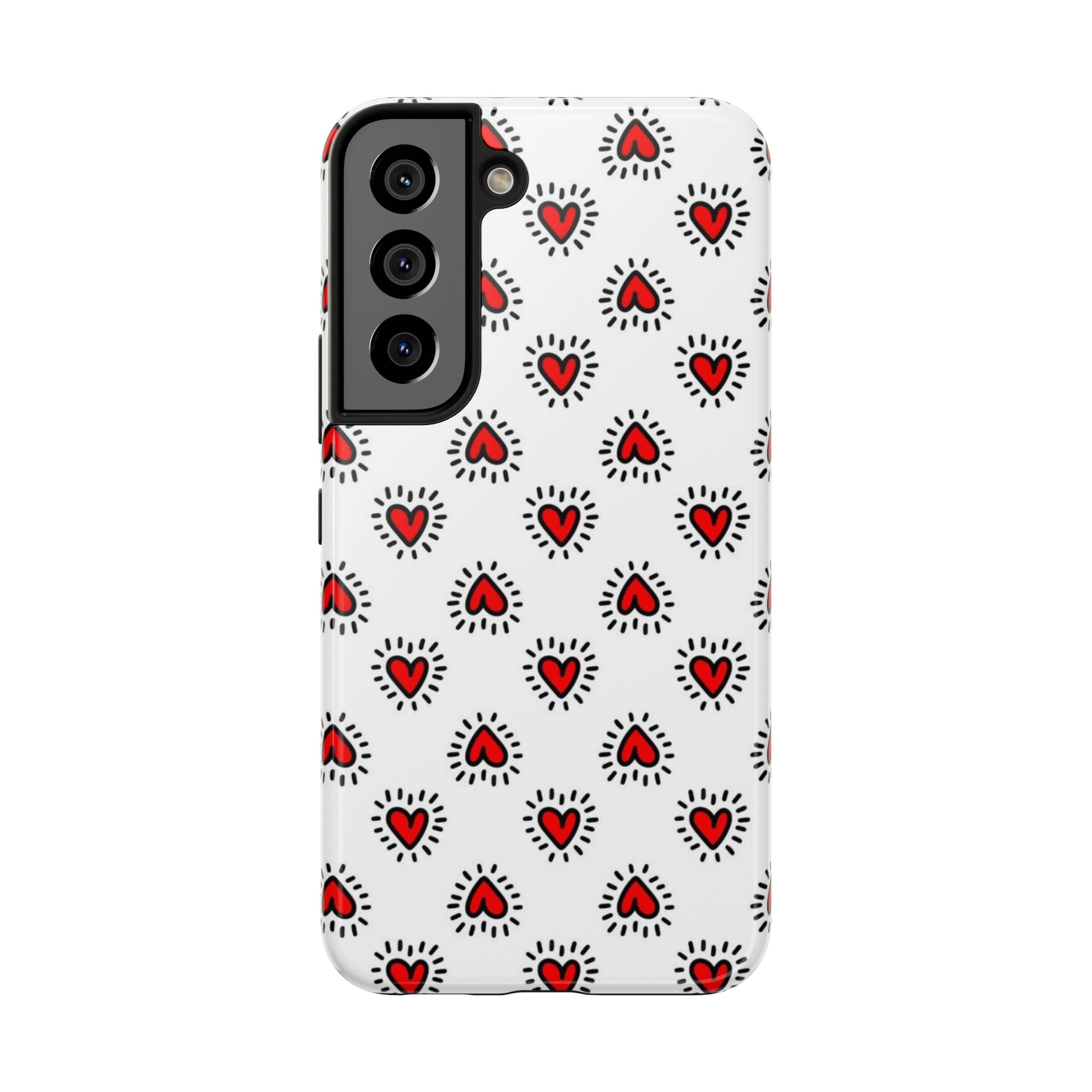 Heart Doodle Tough Phone Case
