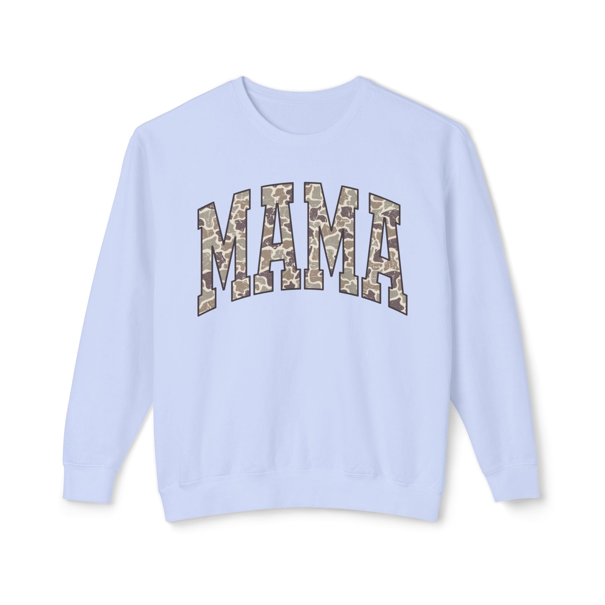 Stylish Mama Sweatshirt for Moms, Casual Gift for Mother's Day, Lightweight Crewneck Pullover, Cozy Everyday Wear, Trendy Fashion