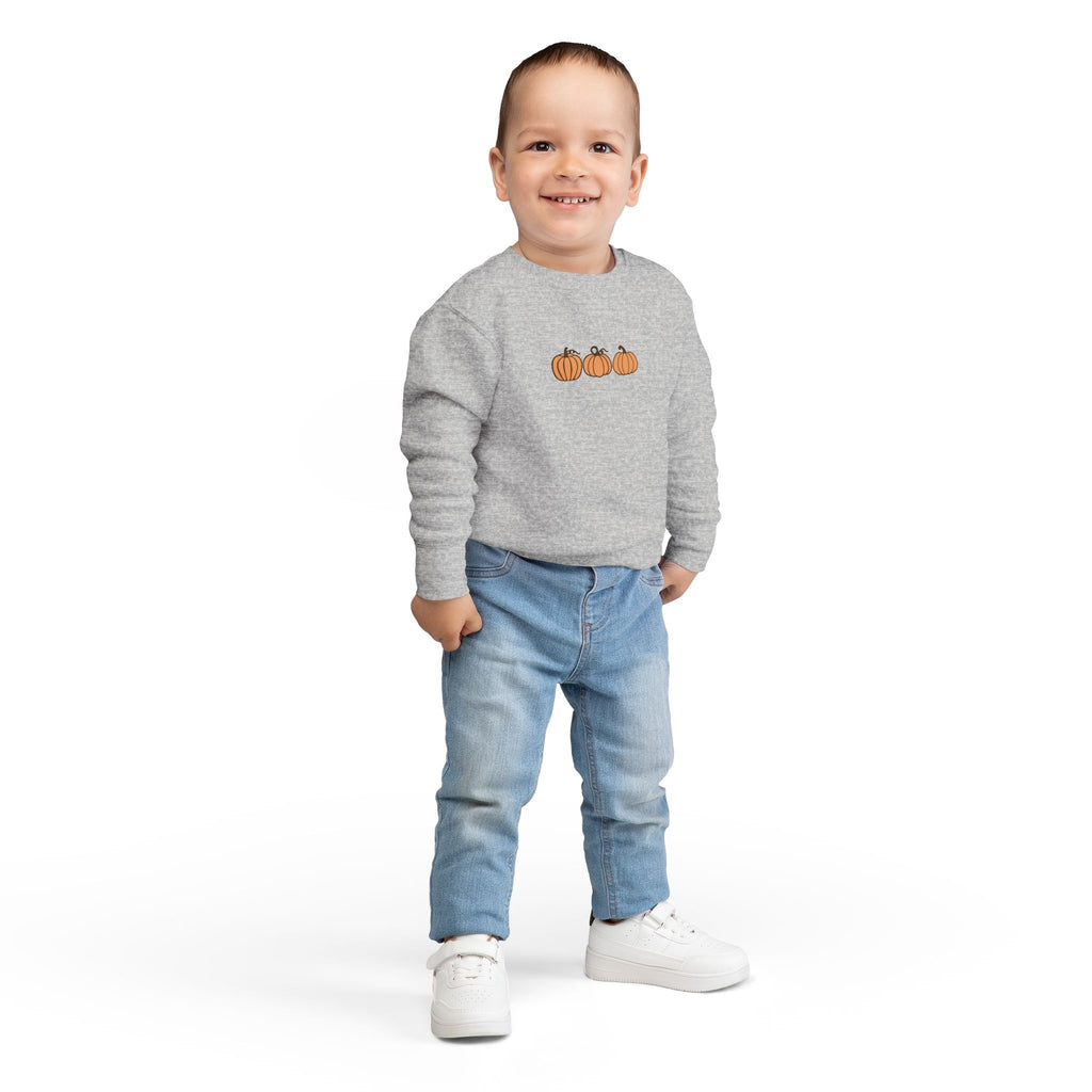 Cute Pumpkin Toddler Sweatshirt