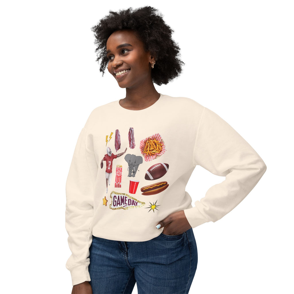 Bama Game Day Lightweight Crewneck Sweatshirt