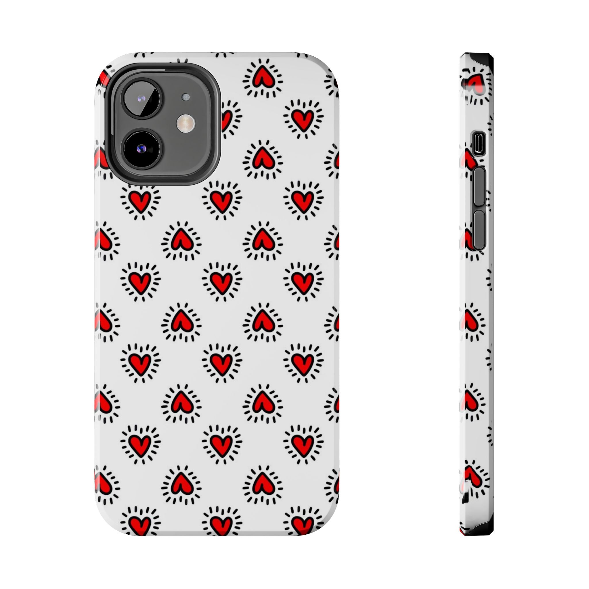 Heart Doodle Tough Phone Case