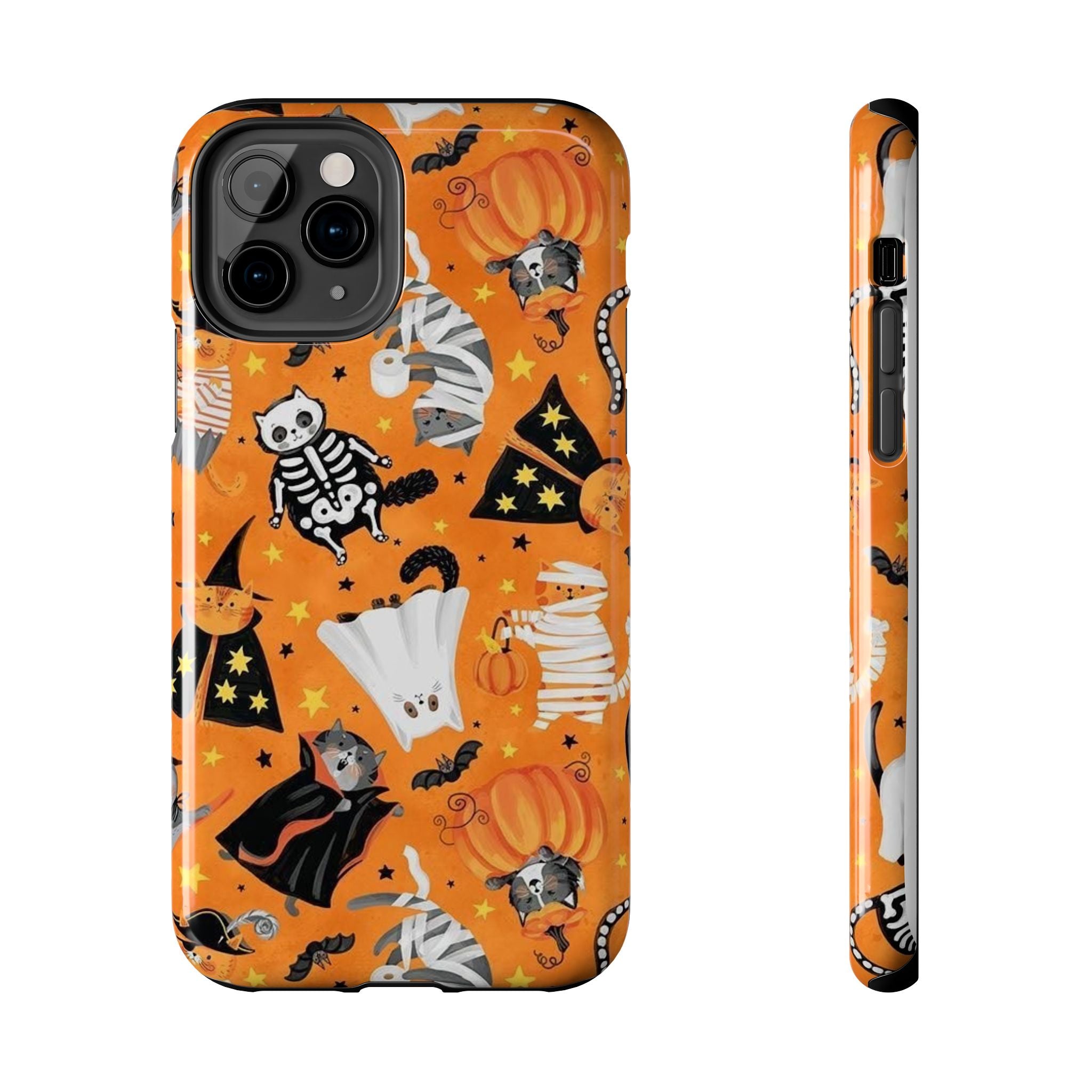 Spooky-Cat Halloween Tough Phone Case