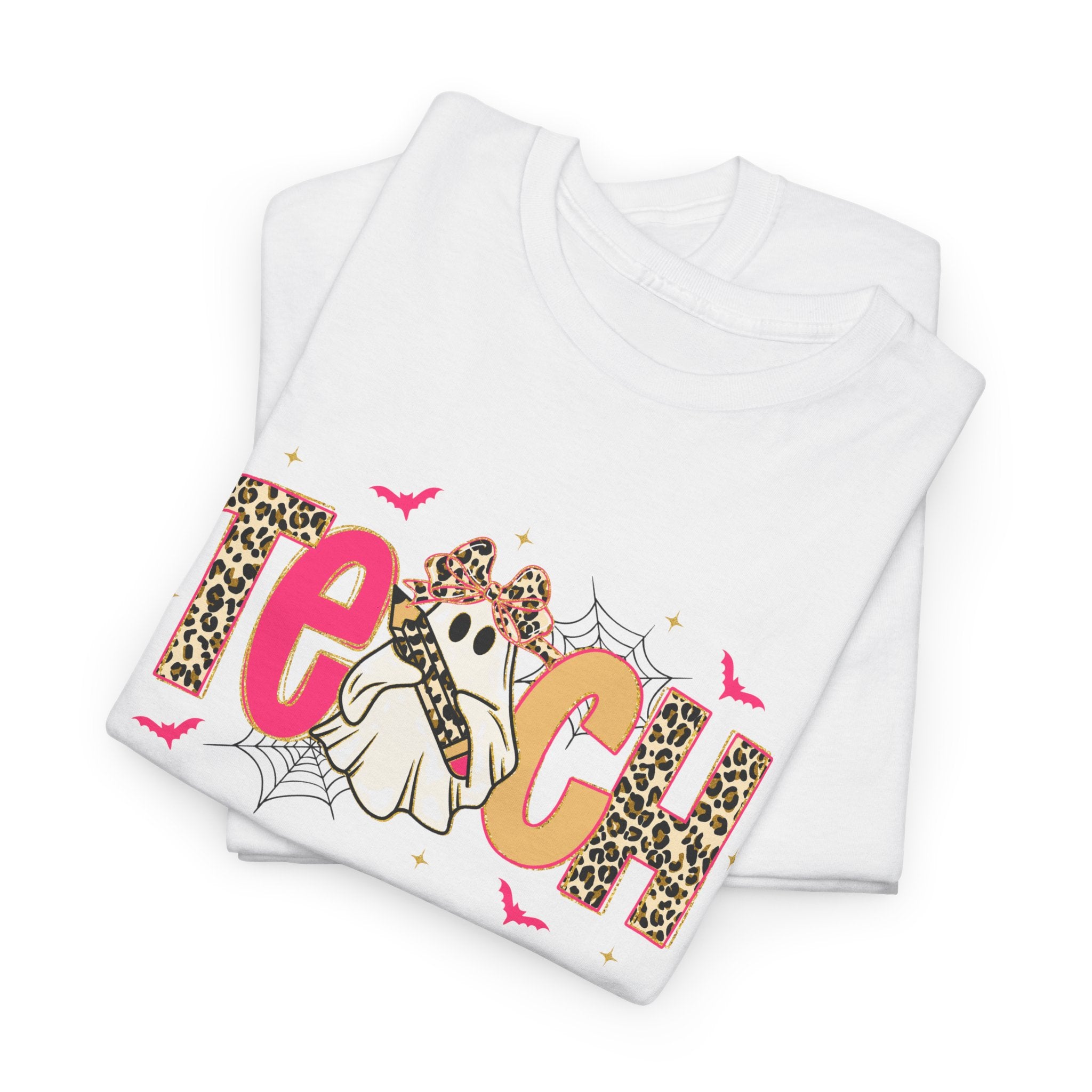 Teacher Halloween Ghost Graphic Tee