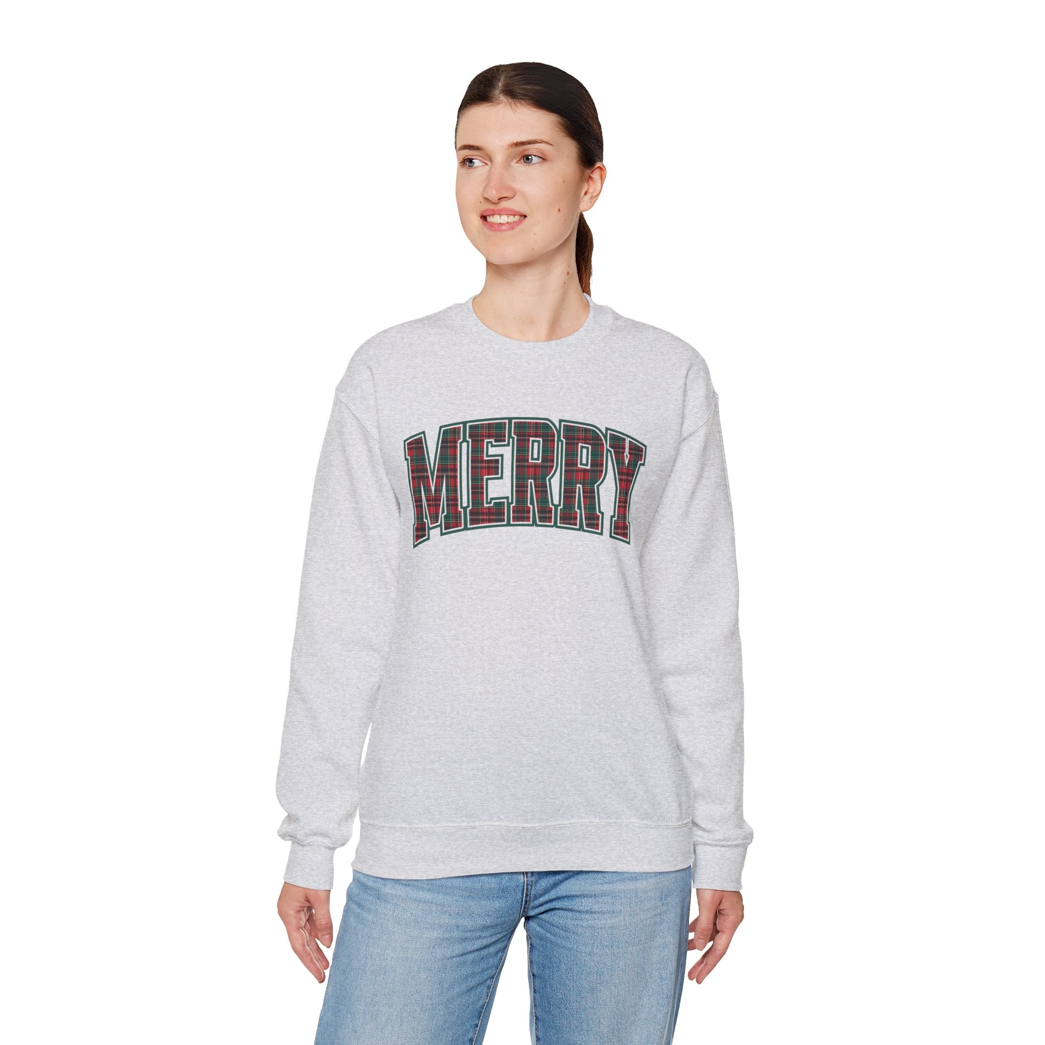 Merry Plaid Crewneck Sweatshirt