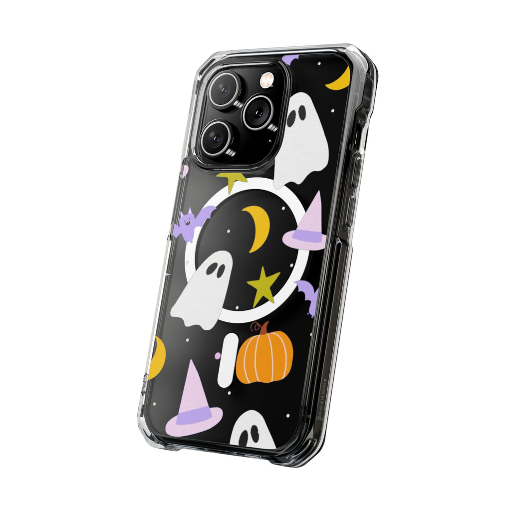 Ghost Transparent Background Magnetic Clear Impact Case