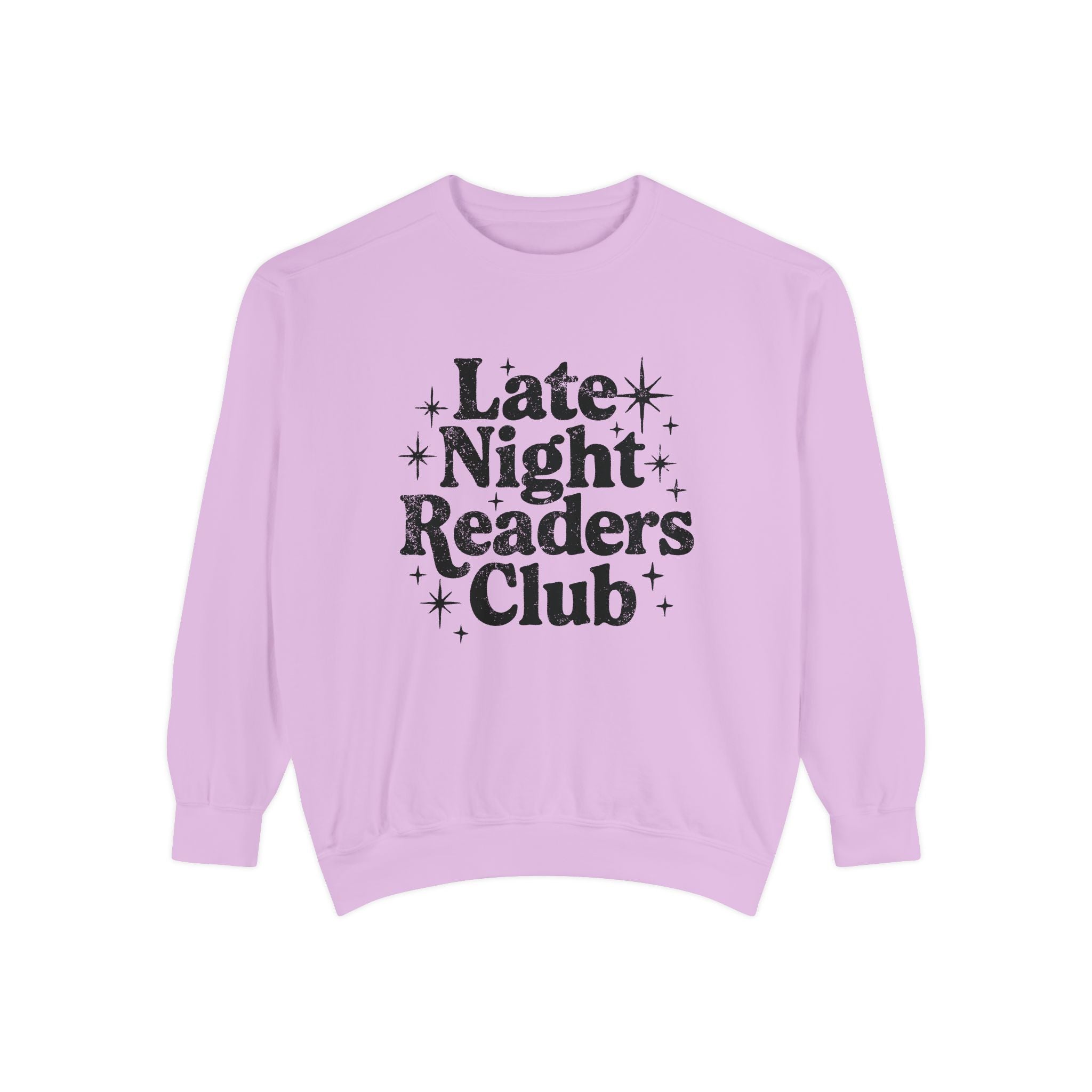 Late Night Readers Club Garment-Dyed Sweatshirt
