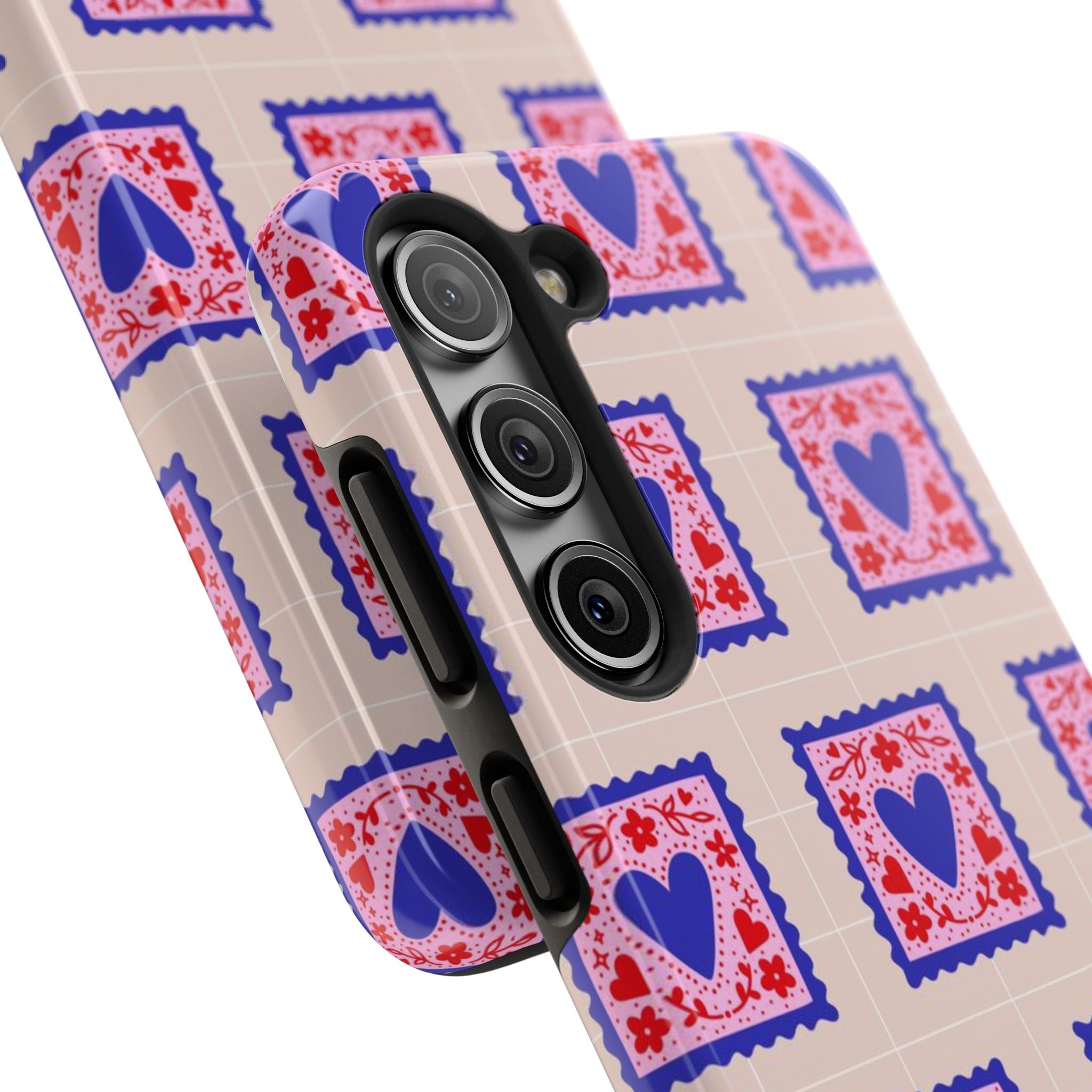 Heart Stamp Tough Phone Case