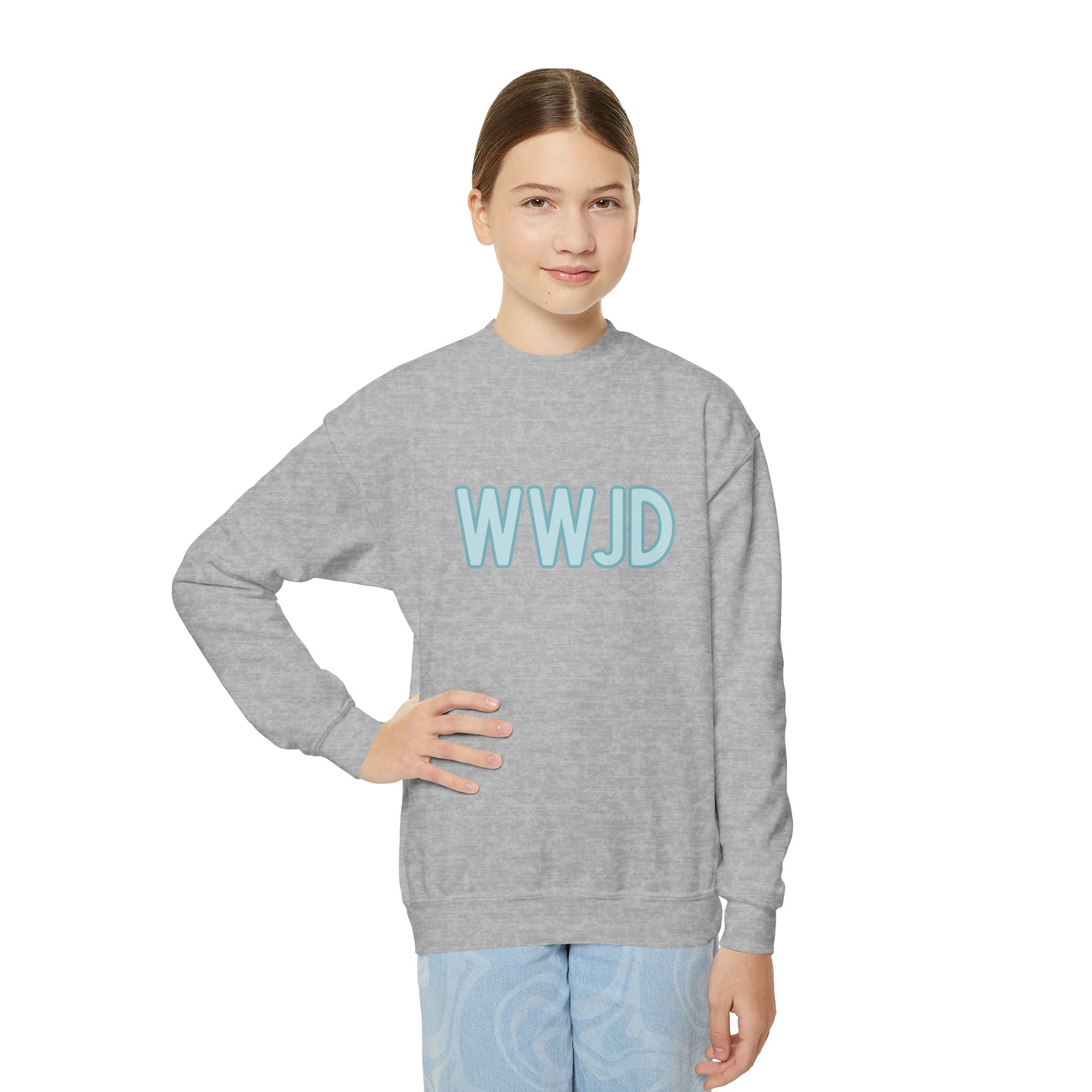 WWJD - Youth Crewneck Sweatshirt