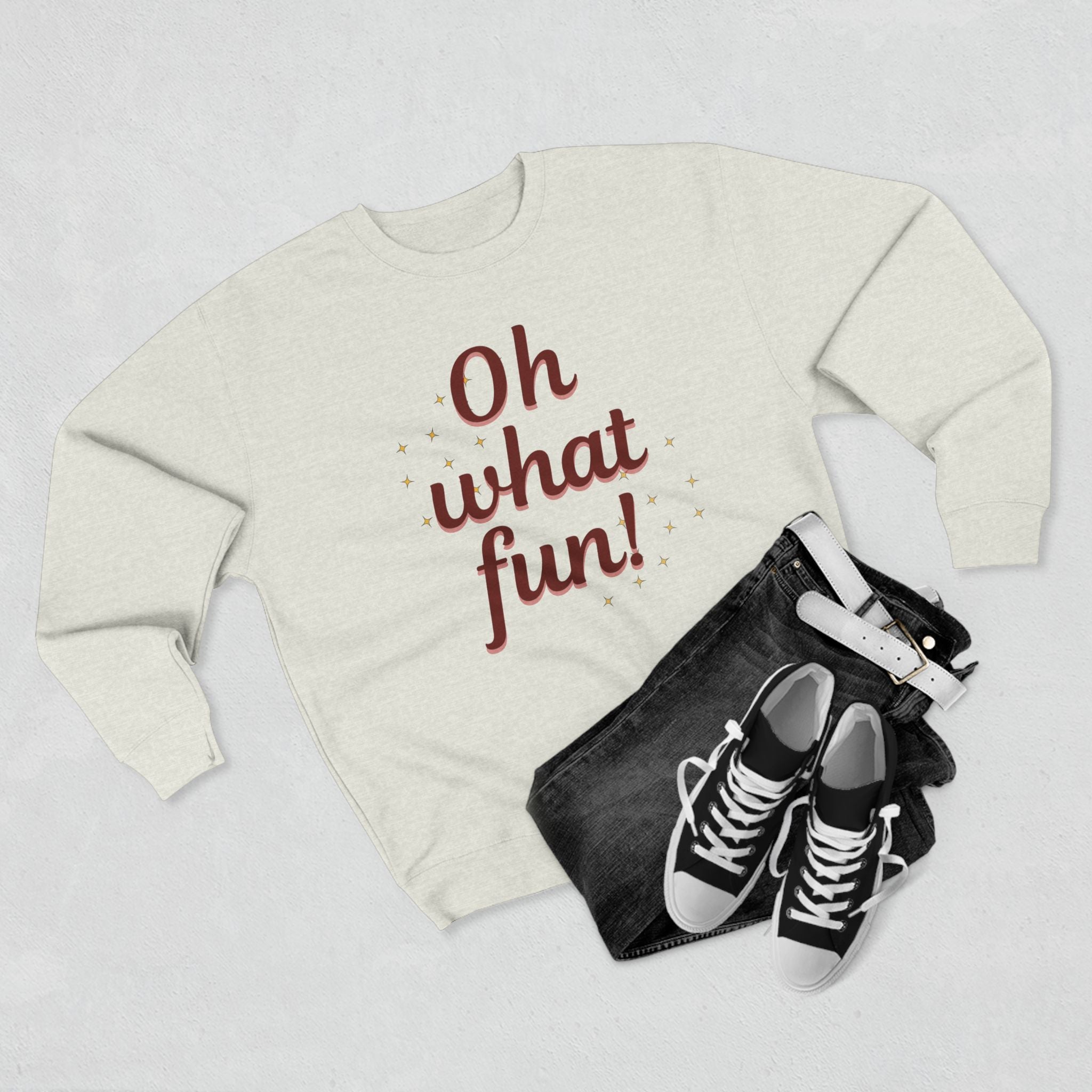 Oh What Fun! Unisex Crewneck Sweatshirt