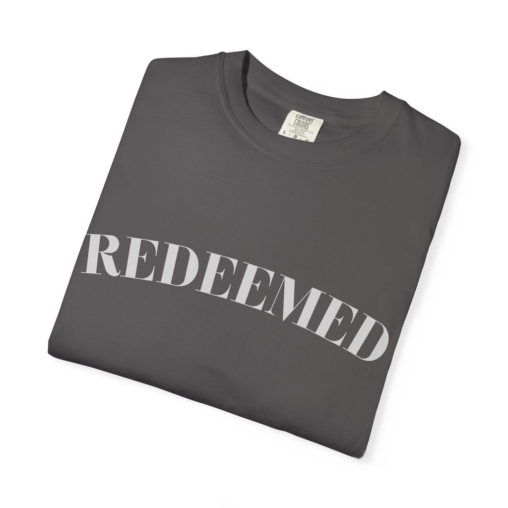 Redeemed Garment-Dyed T-Shirt, Christian Apparel