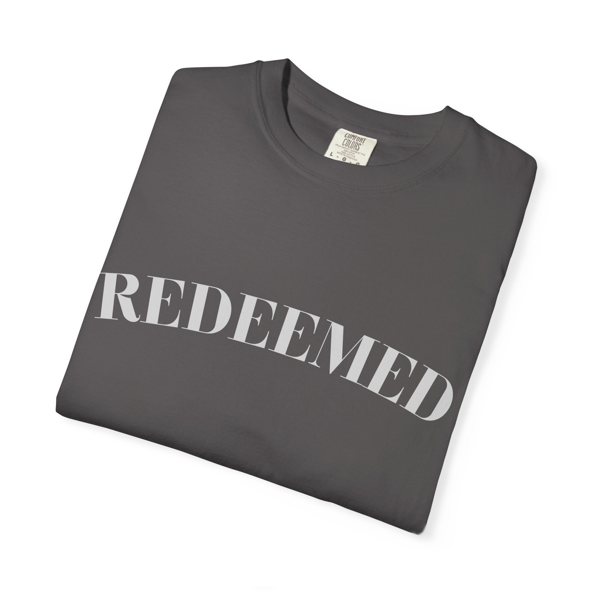 Redeemed Garment-Dyed T-Shirt, Christian Apparel
