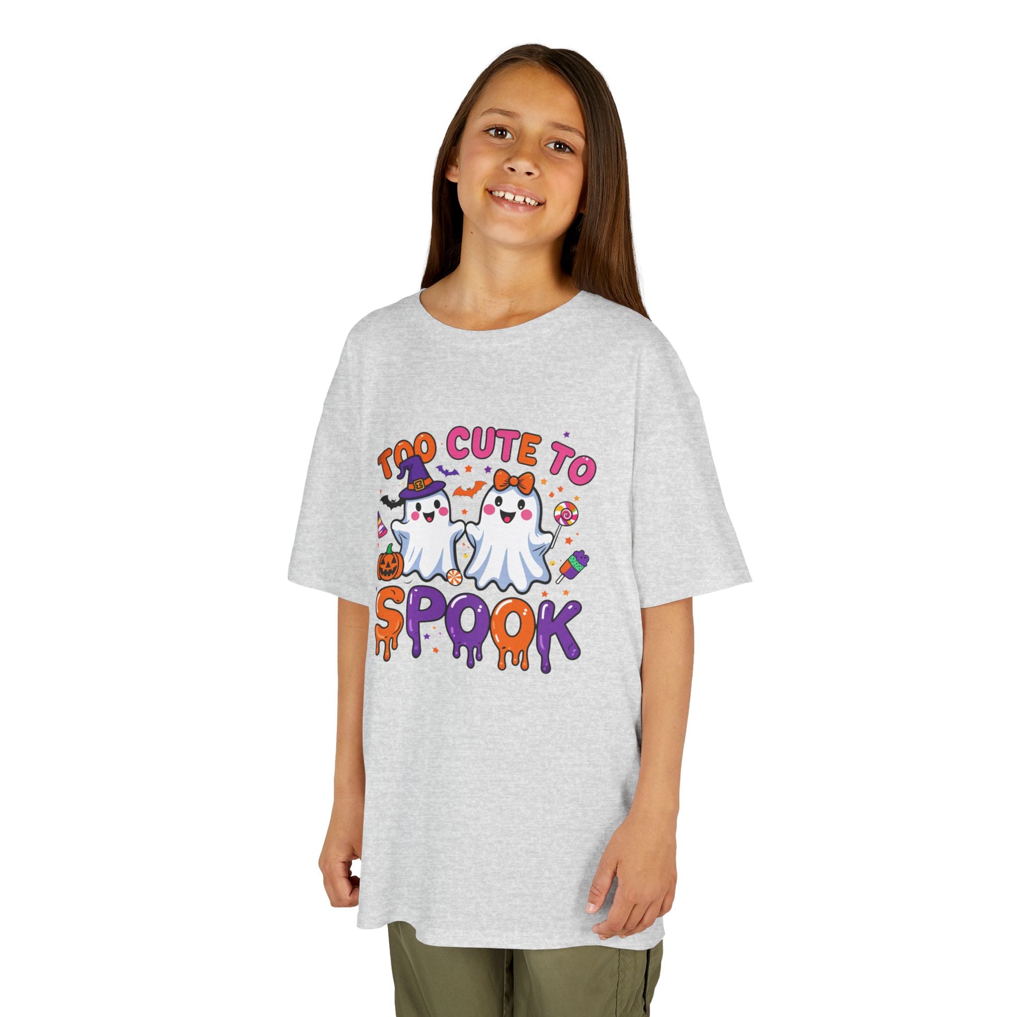 Girl's Too Cute to Spook Tee