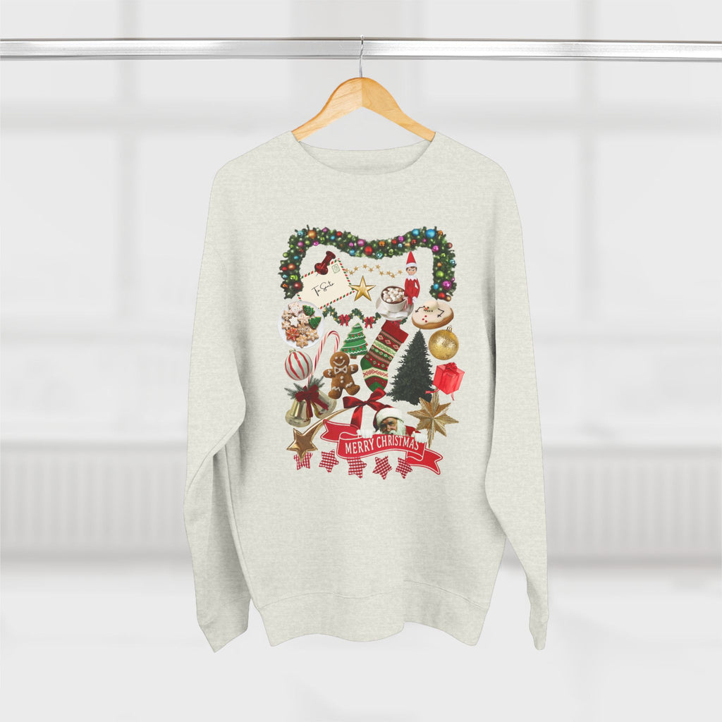 Festive Charm Unisex Crewneck Sweatshirt