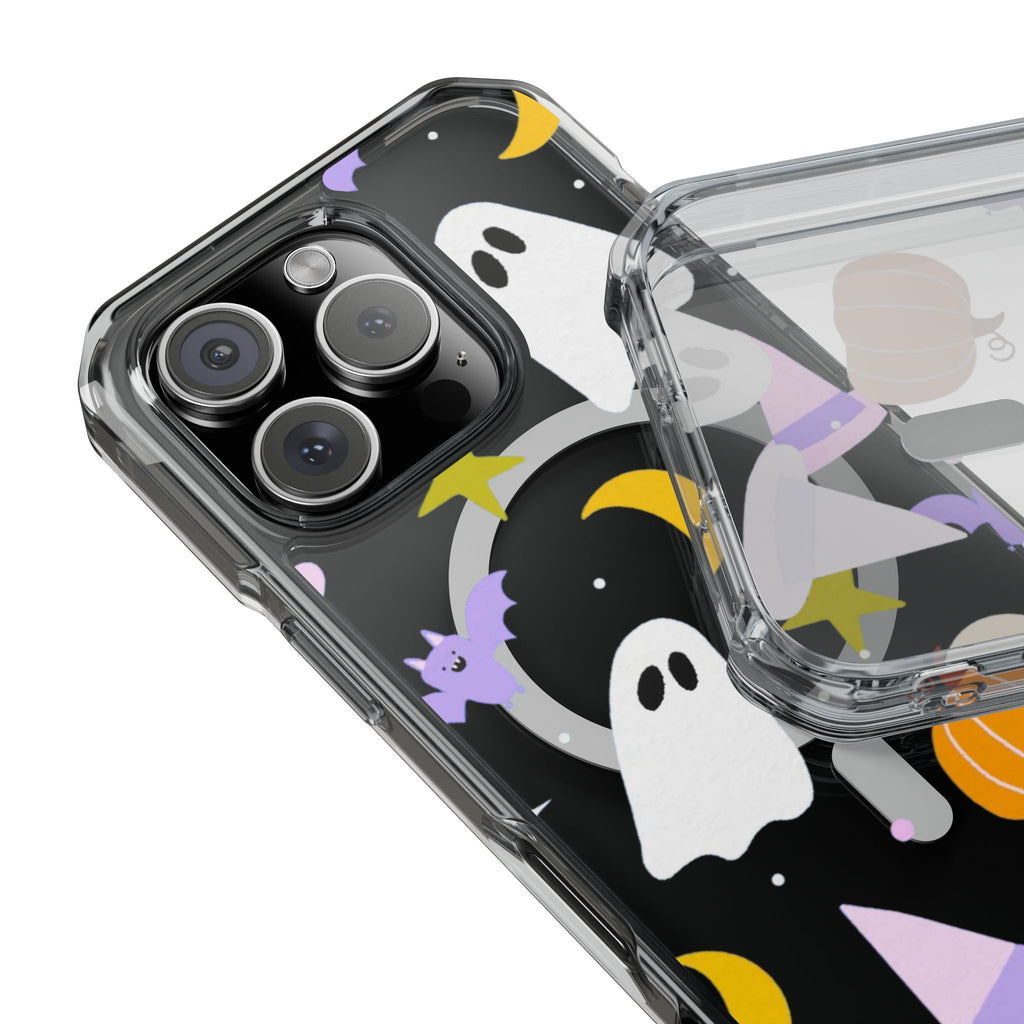 Ghost Transparent Background Magnetic Clear Impact Case