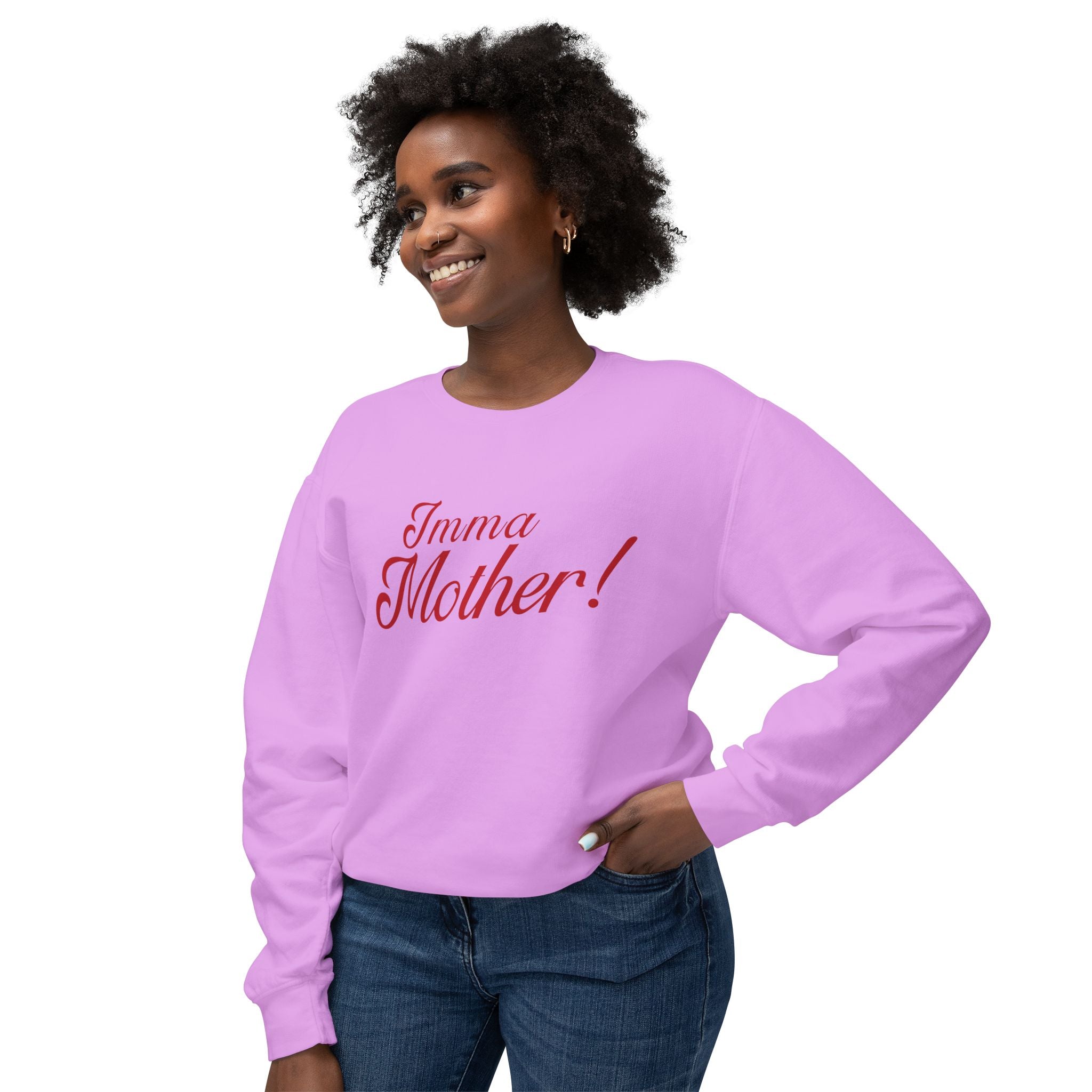 Imma Mother Lightweight Crewneck Sweatshirt