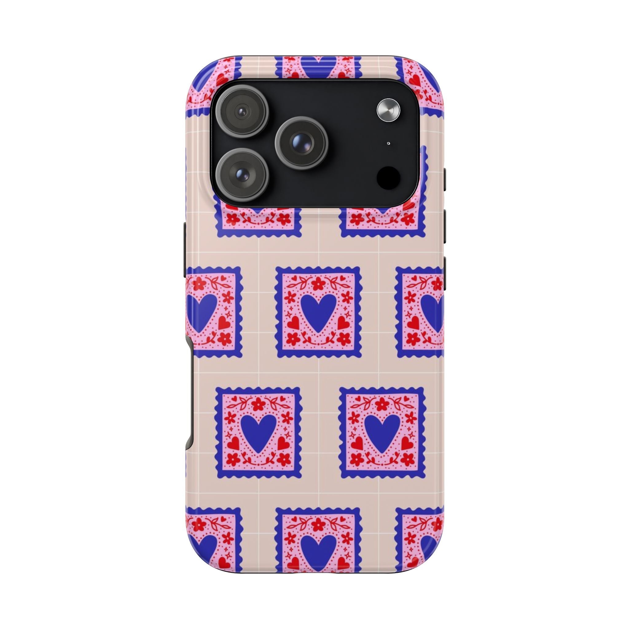 Heart Stamp Tough Phone Case