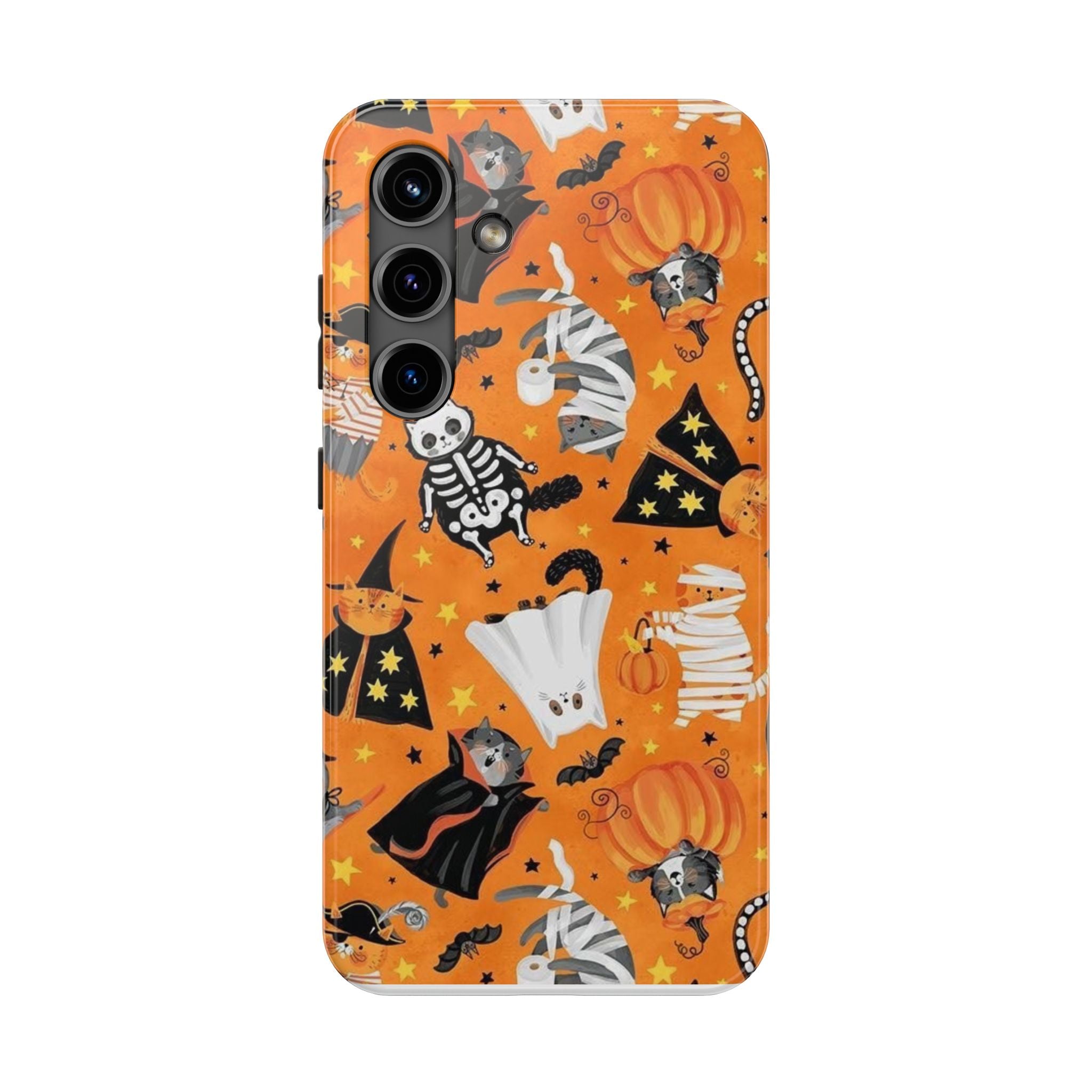 Spooky-Cat Halloween Tough Phone Case