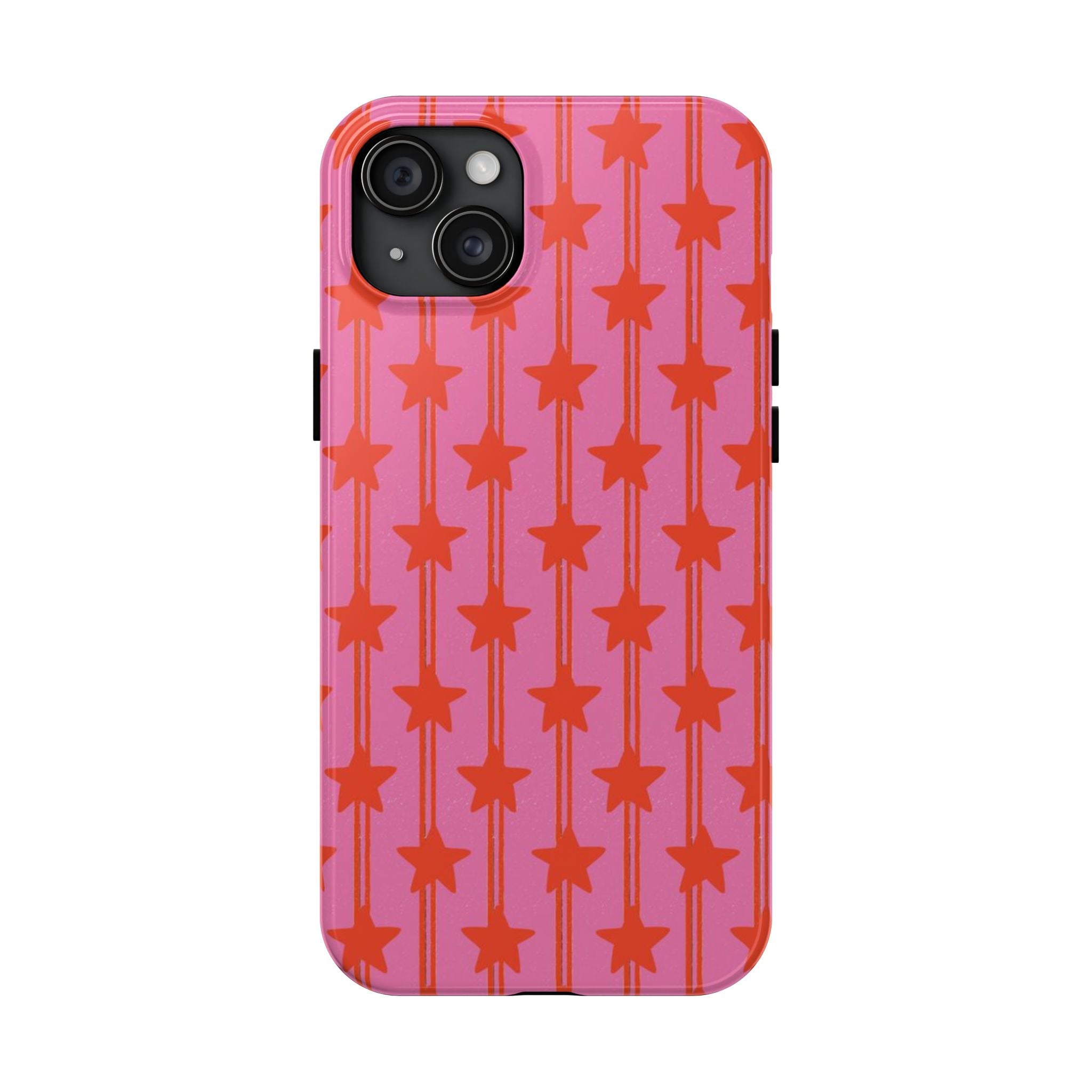 Pink Star Stripe Tough Phone Case