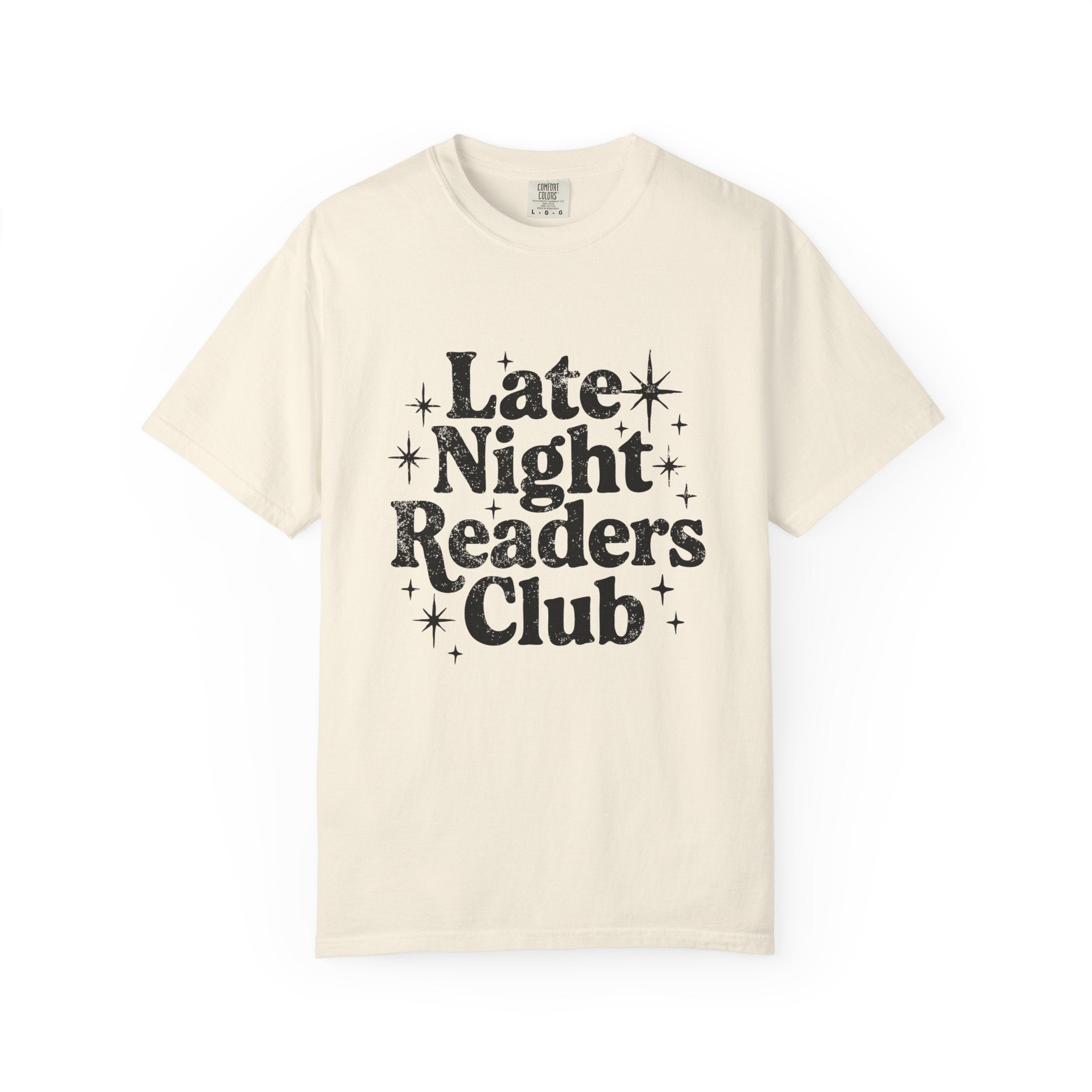 Late Night Readers Club Unisex T-Shirt | Cozy Book Lover's Tee for Night Owls, Perfect Gift for Readers & Bookworms