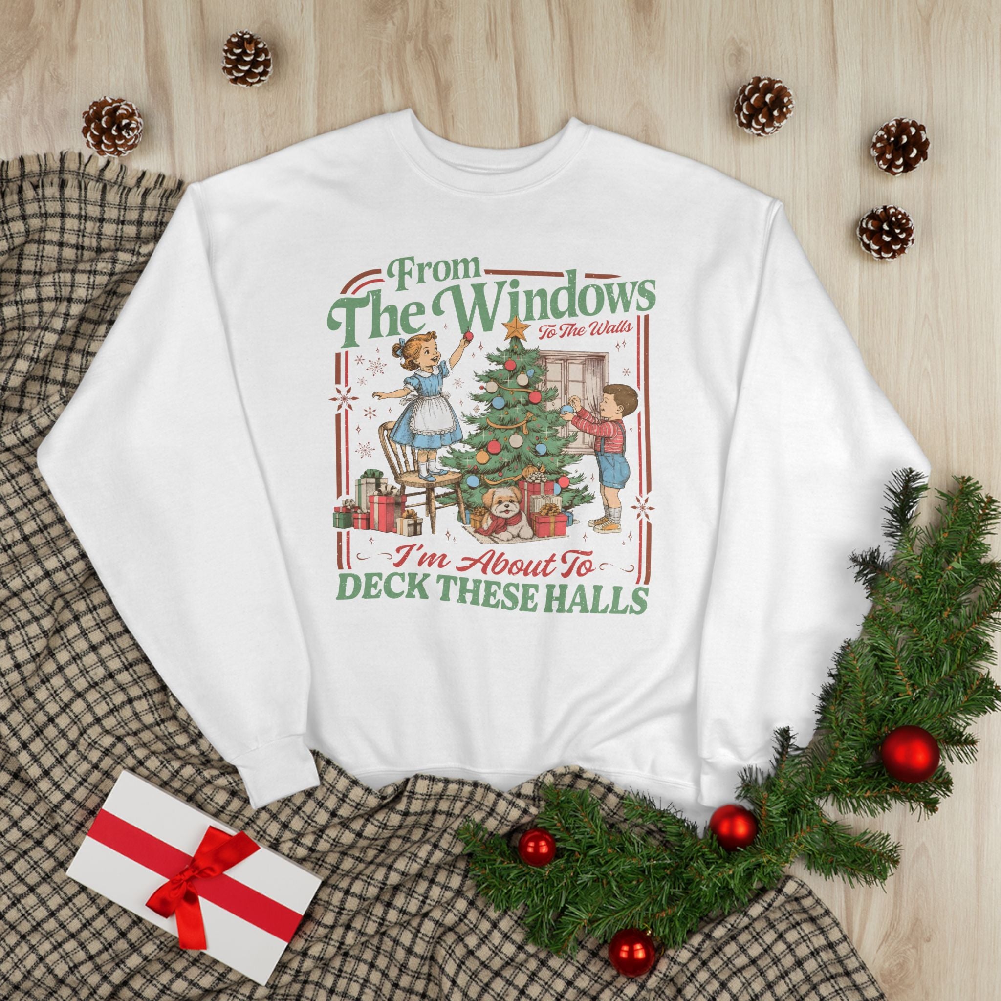 Christmas Sweatshirt – Vintage Holiday Crewneck