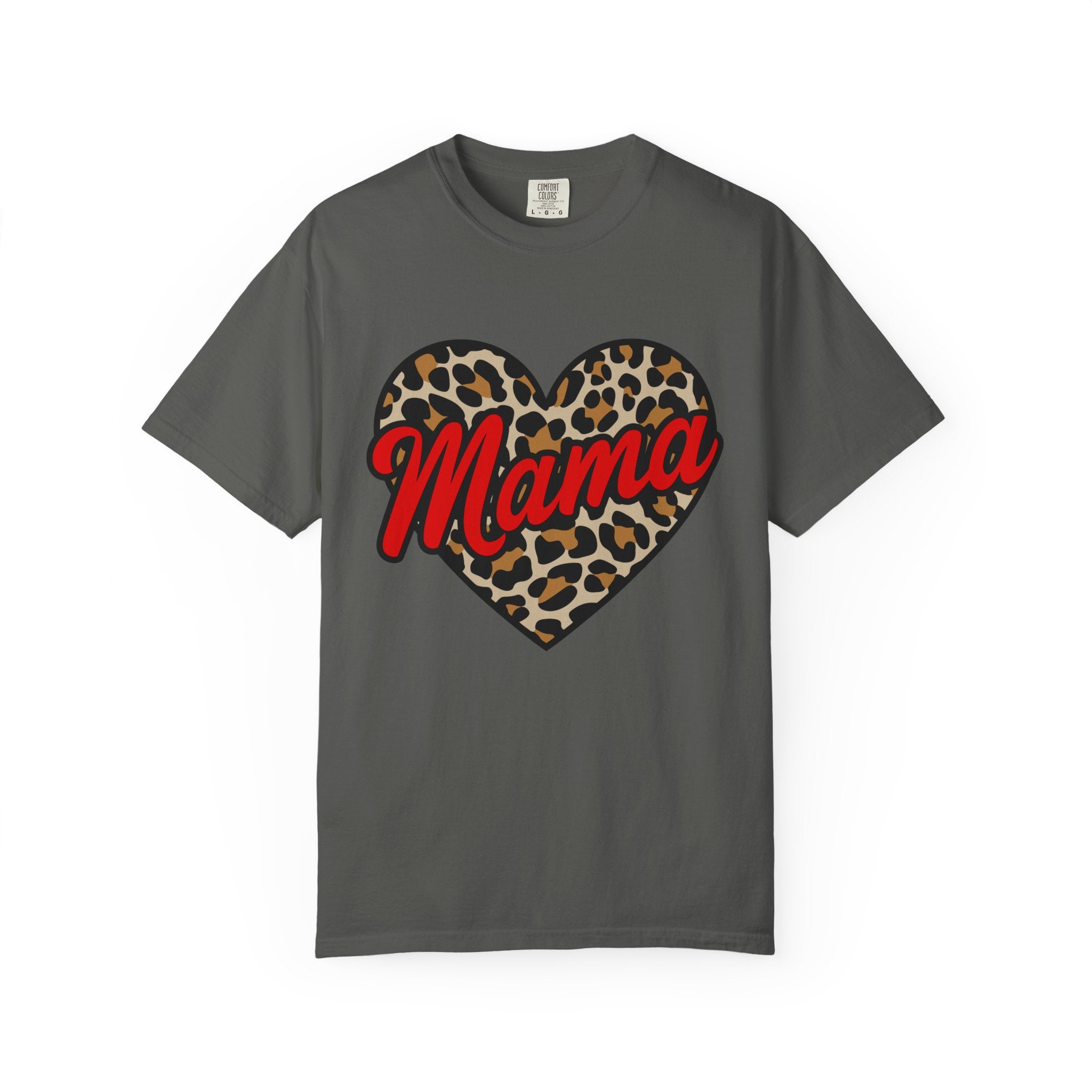 Leopard Heart Mama T-Shirt