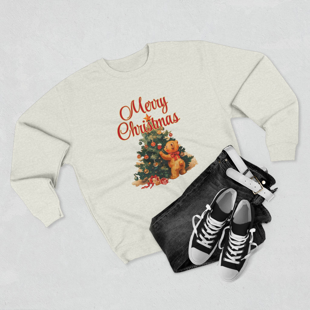 Merry Christmas Teddy Tree Sweatshirt