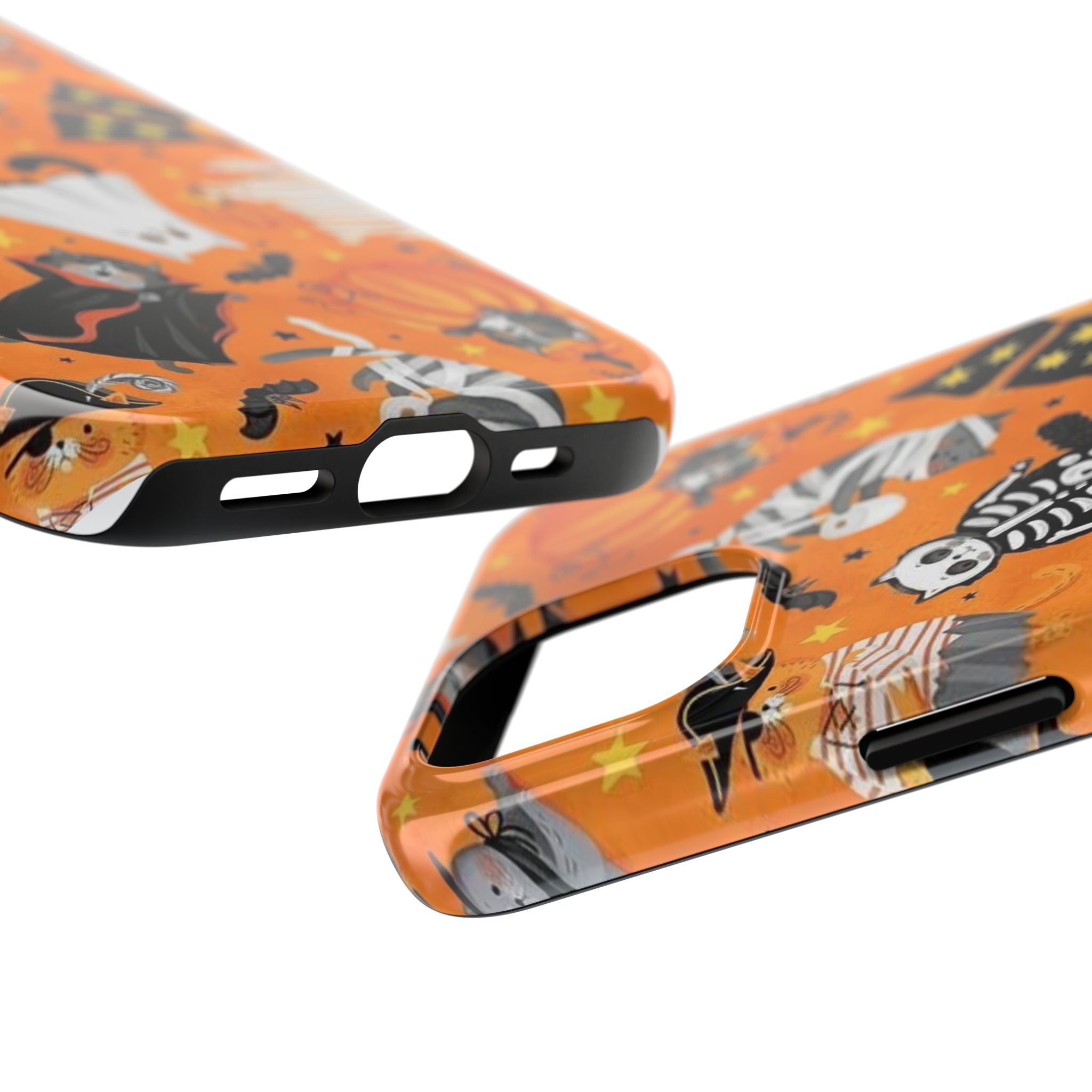 Spooky-Cat Halloween Tough Phone Case