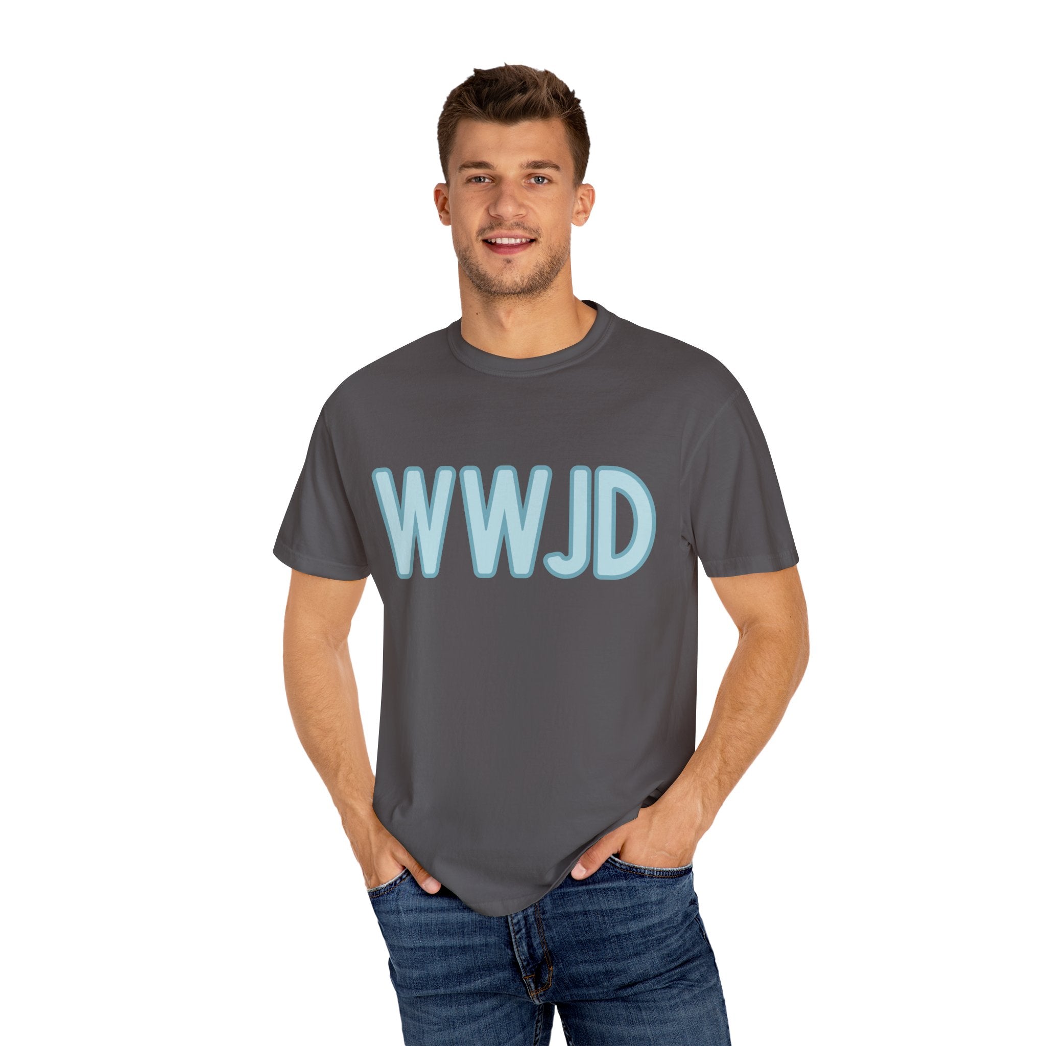 WWJD Unisex Garment-Dyed T-Shirt