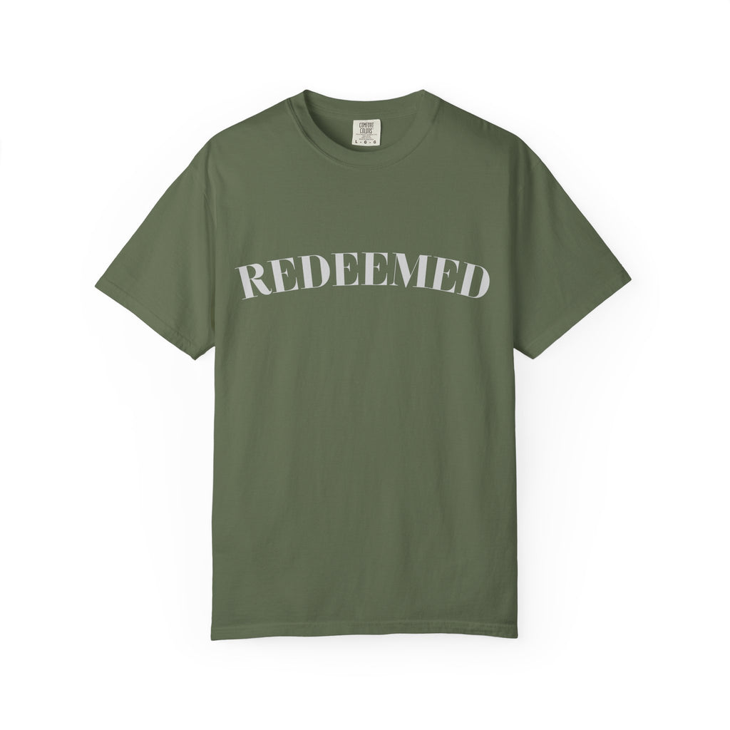 Redeemed Garment-Dyed T-Shirt, Christian Apparel