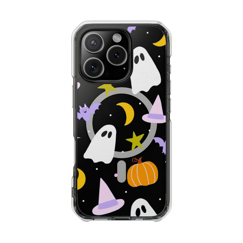 Ghost Transparent Background Magnetic Clear Impact Case