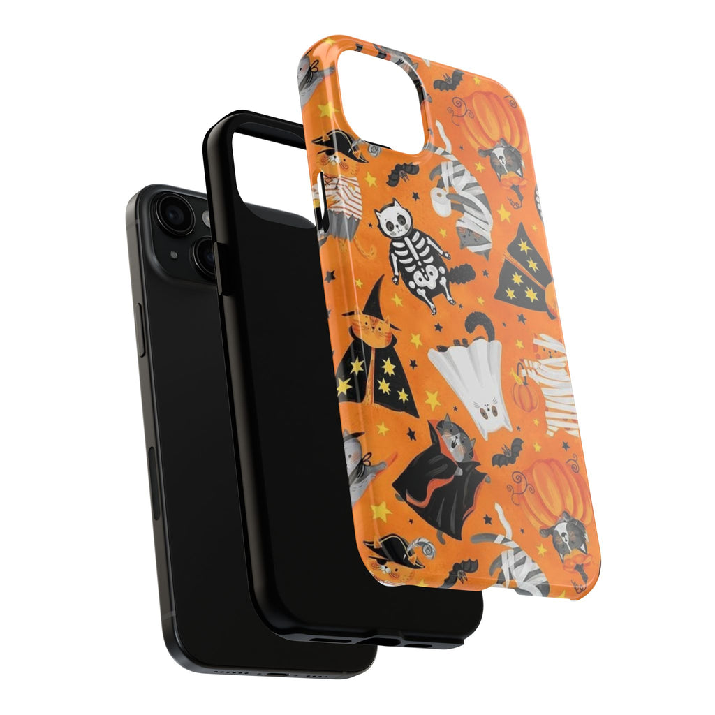 Spooky-Cat Halloween Tough Phone Case