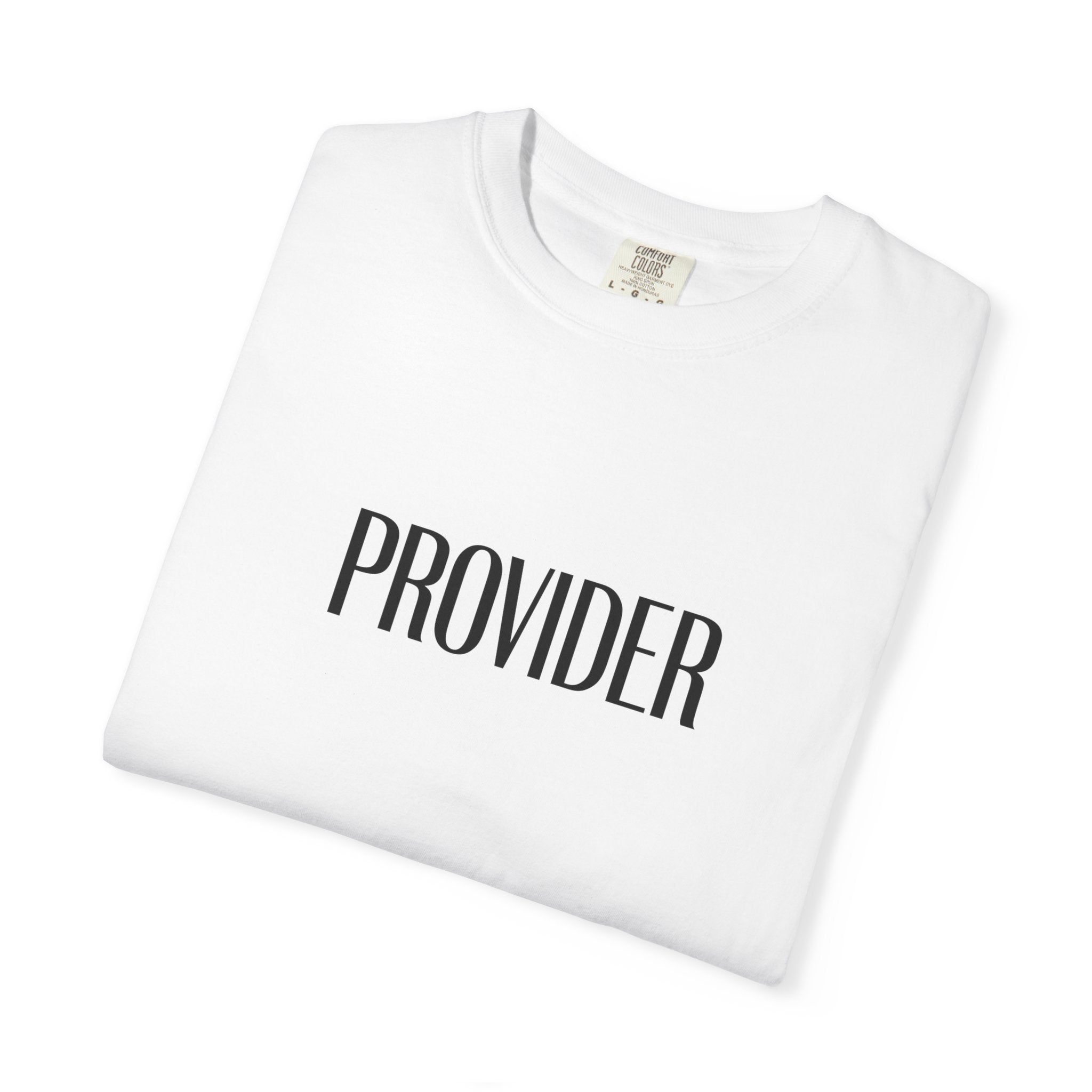 Provider Unisex Garment-Dyed T-shirt, Casual Tee