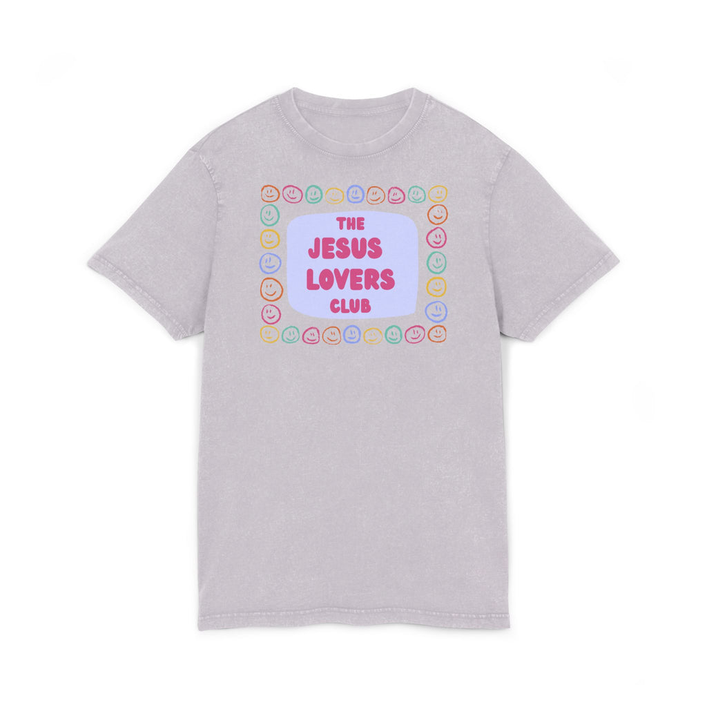 Jesus Lovers Club Acid Washed Tee