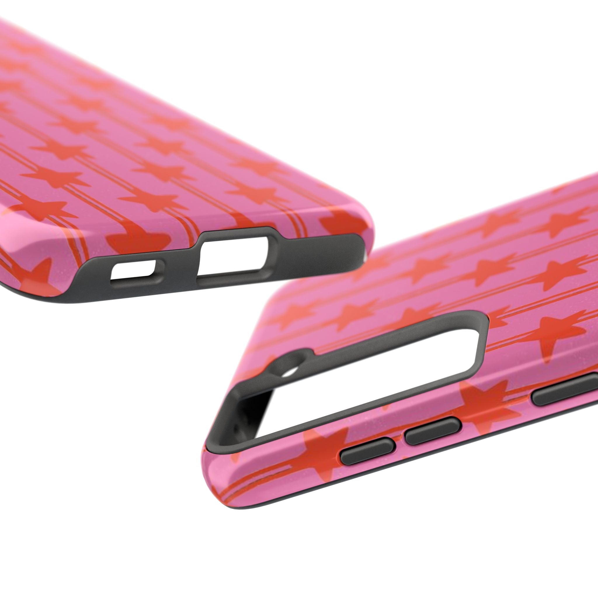 Pink Star Stripe Tough Phone Case