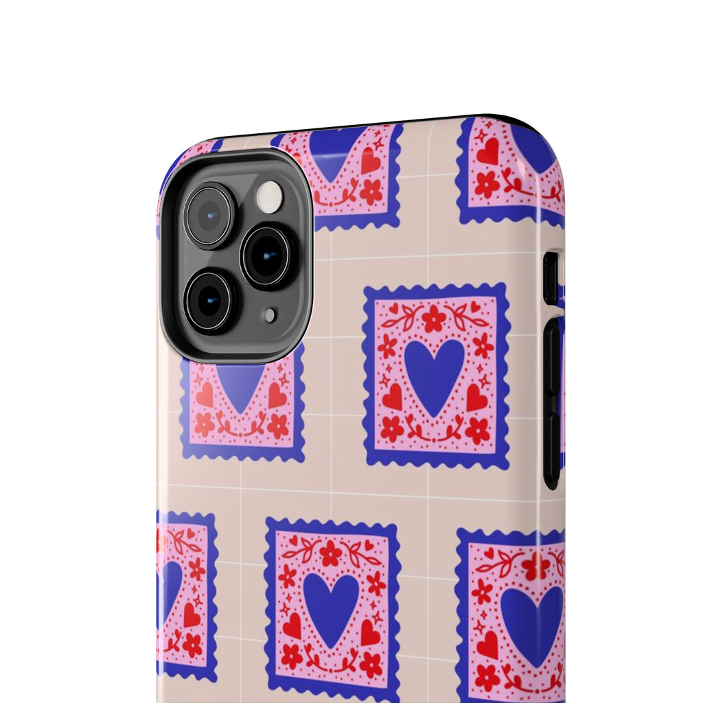 Heart Stamp Tough Phone Case