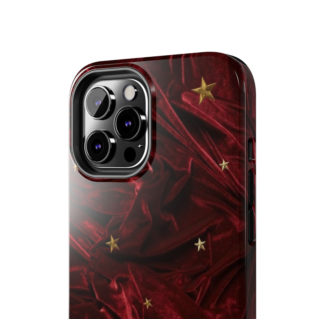 Holiday Velvet Star Tough Phone Case