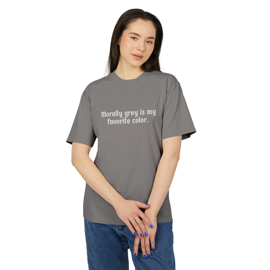 Morally Grey is My Favorite Color Heavy Faded Tee
