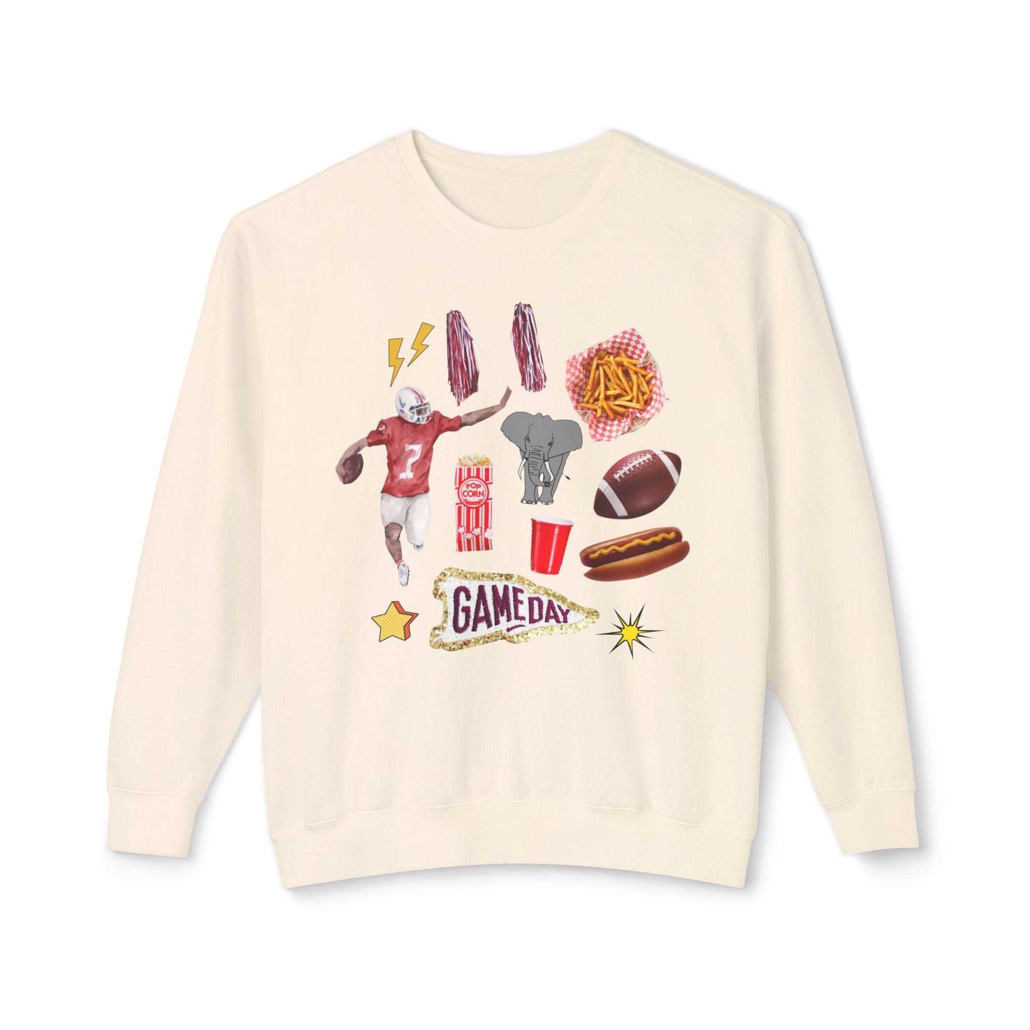 Bama Game Day Lightweight Crewneck Sweatshirt