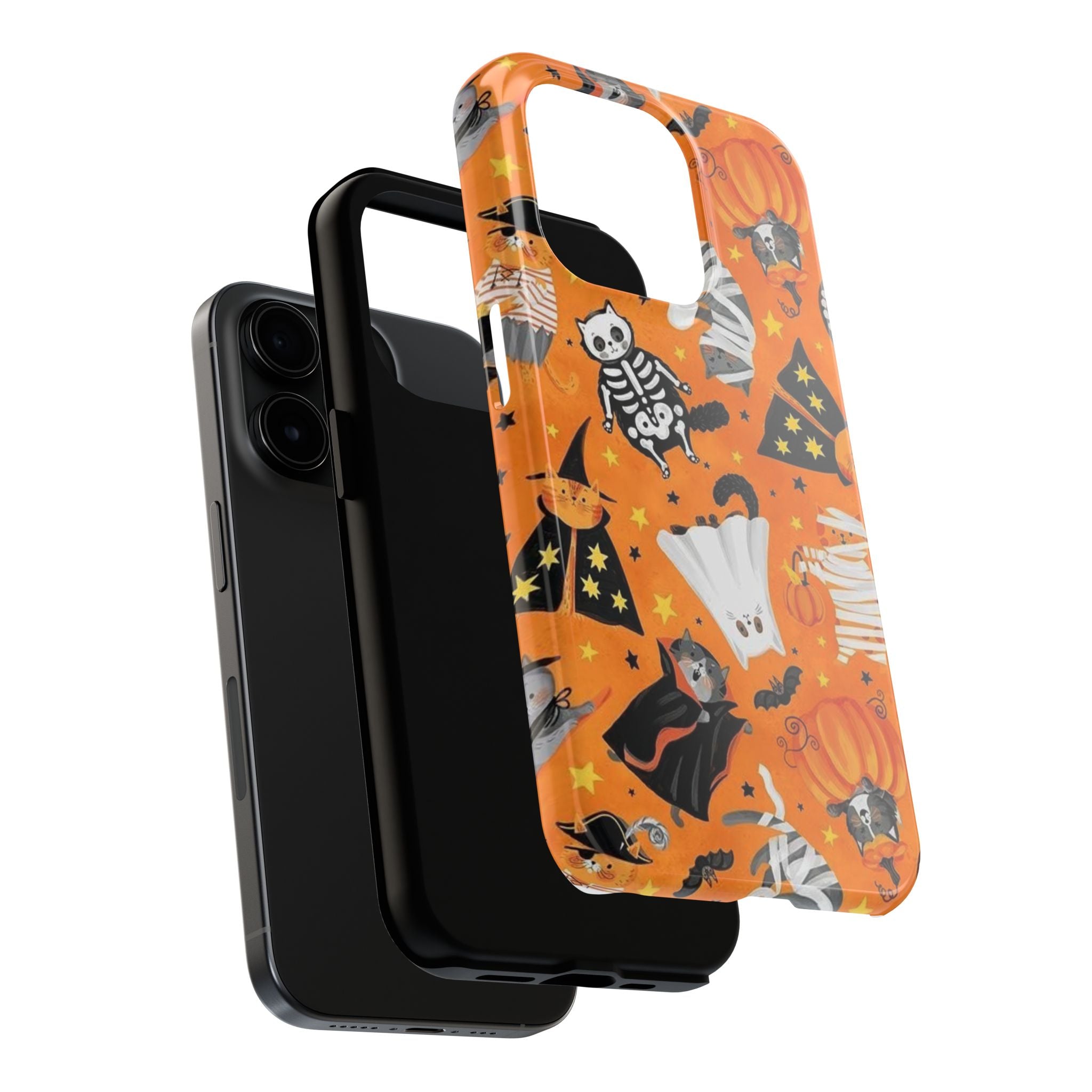 Spooky-Cat Halloween Tough Phone Case